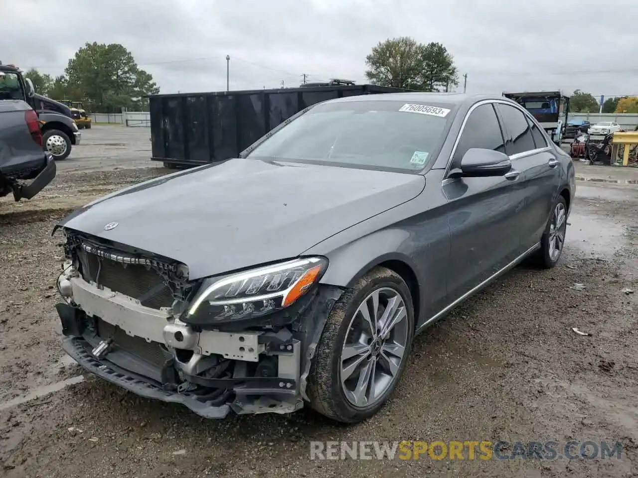 1 Photograph of a damaged car 55SWF8DB5KU301739 MERCEDES-BENZ C-CLASS 2019