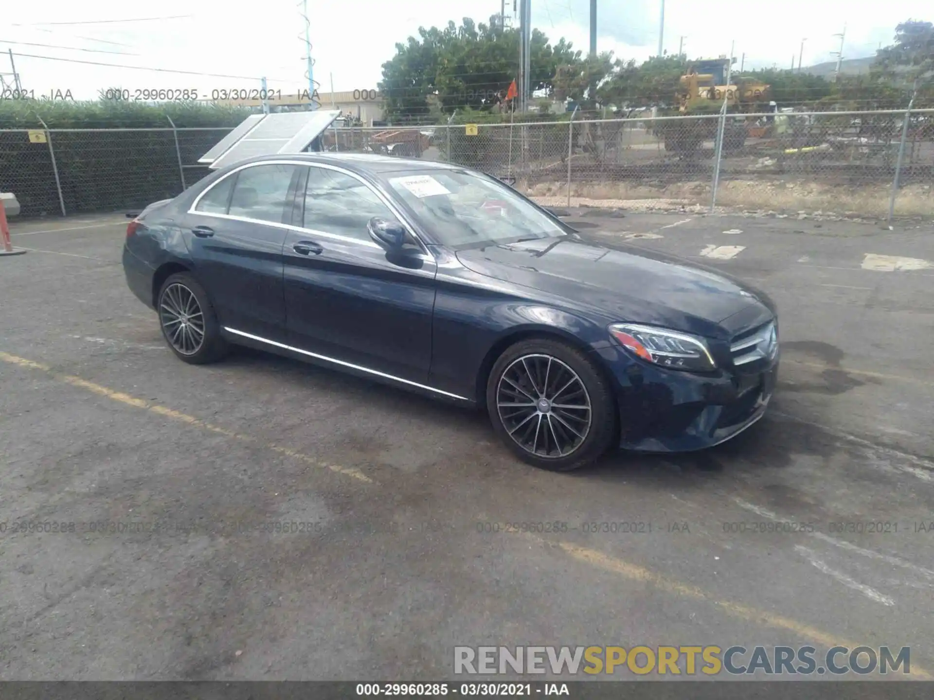 1 Photograph of a damaged car 55SWF8DB5KU303362 MERCEDES-BENZ C-CLASS 2019