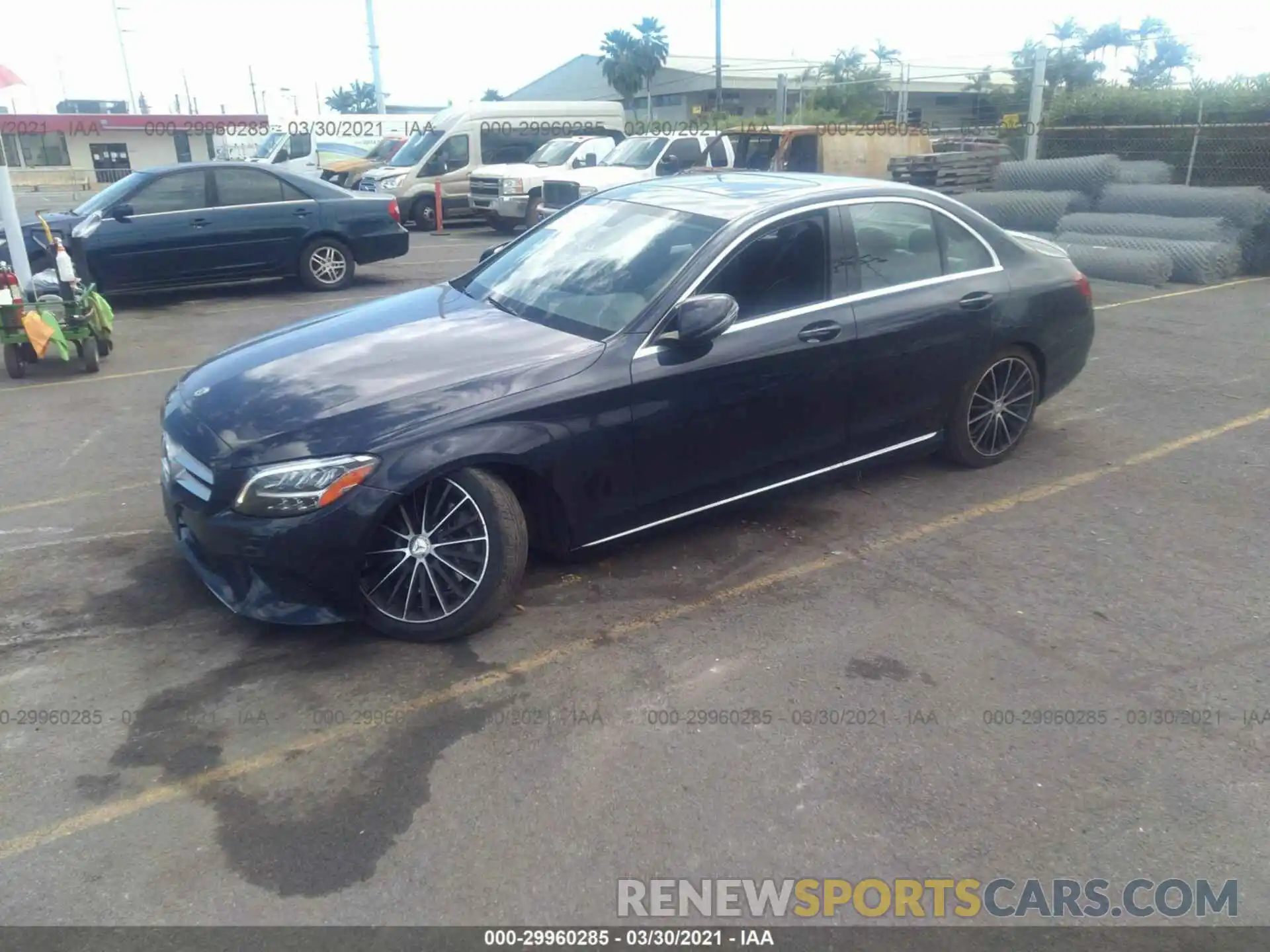 2 Photograph of a damaged car 55SWF8DB5KU303362 MERCEDES-BENZ C-CLASS 2019