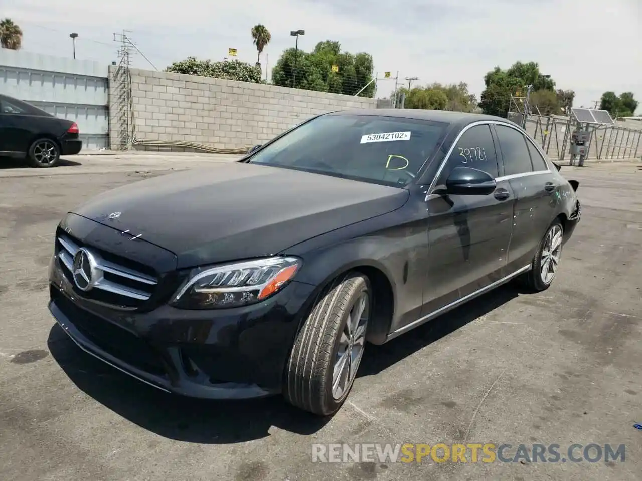 2 Photograph of a damaged car 55SWF8DB5KU307167 MERCEDES-BENZ C-CLASS 2019