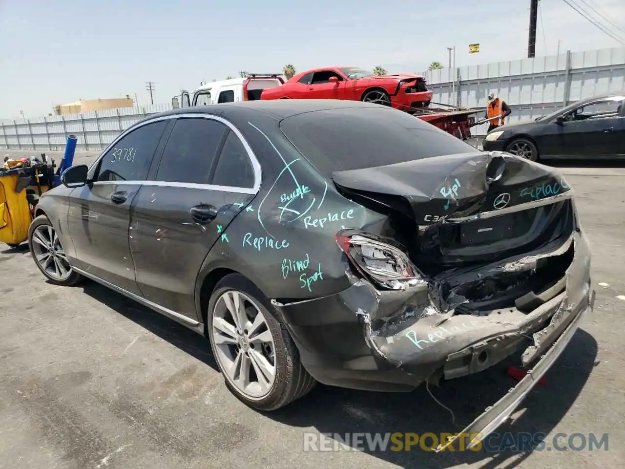 3 Photograph of a damaged car 55SWF8DB5KU307167 MERCEDES-BENZ C-CLASS 2019