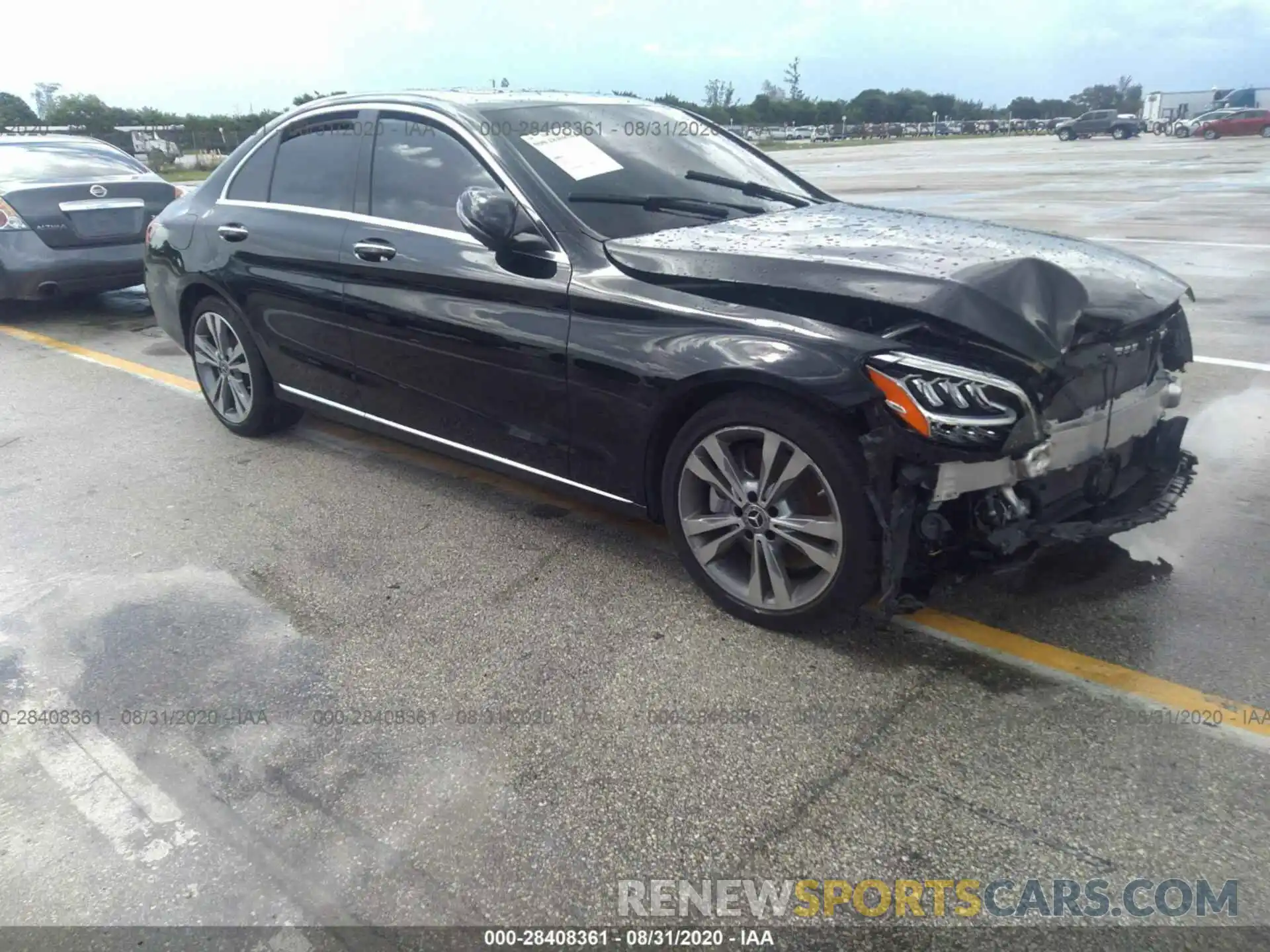 1 Photograph of a damaged car 55SWF8DB5KU311607 MERCEDES-BENZ C-CLASS 2019