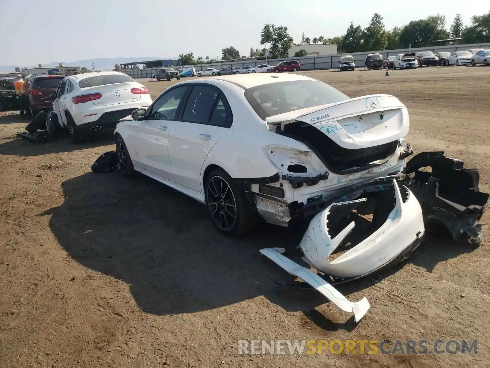 3 Photograph of a damaged car 55SWF8DB5KU315494 MERCEDES-BENZ C-CLASS 2019