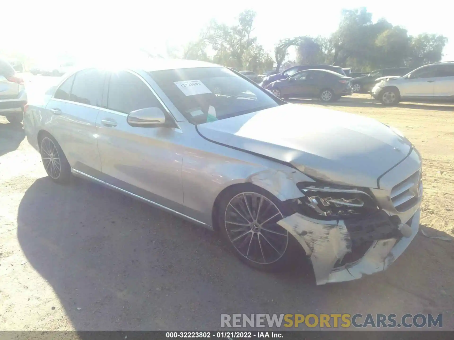 1 Photograph of a damaged car 55SWF8DB5KU315561 MERCEDES-BENZ C-CLASS 2019