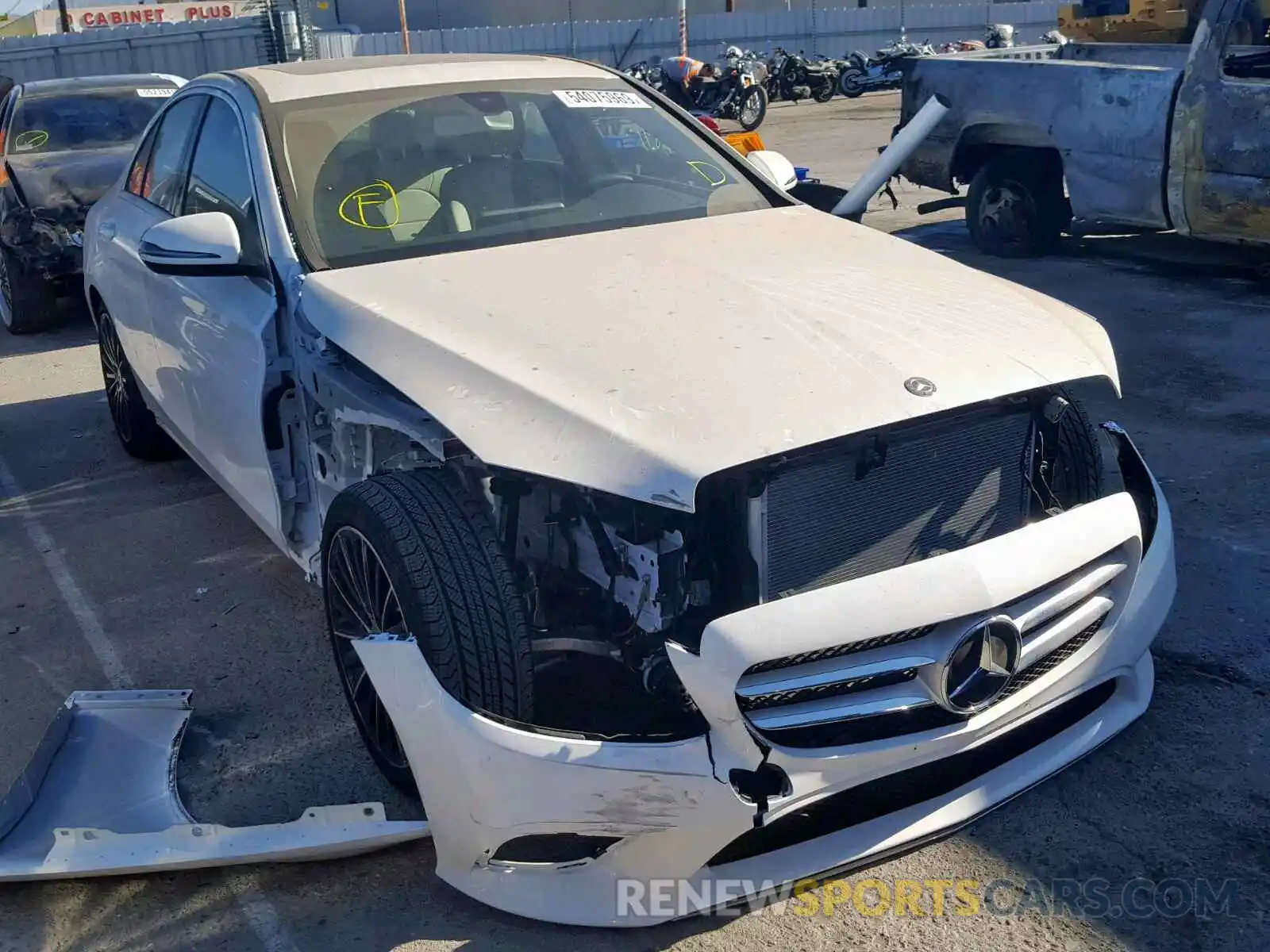 1 Photograph of a damaged car 55SWF8DB5KU316645 MERCEDES-BENZ C CLASS 2019