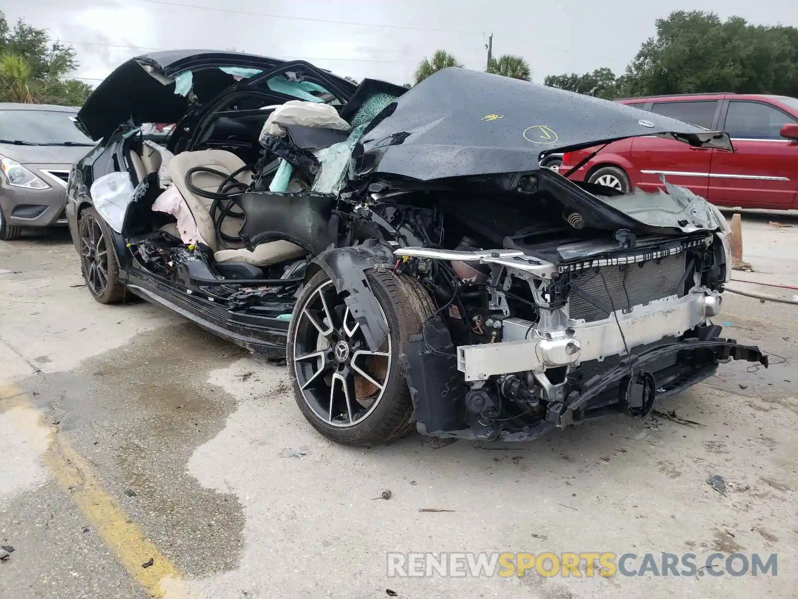 1 Photograph of a damaged car 55SWF8DB5KU320145 MERCEDES-BENZ C-CLASS 2019