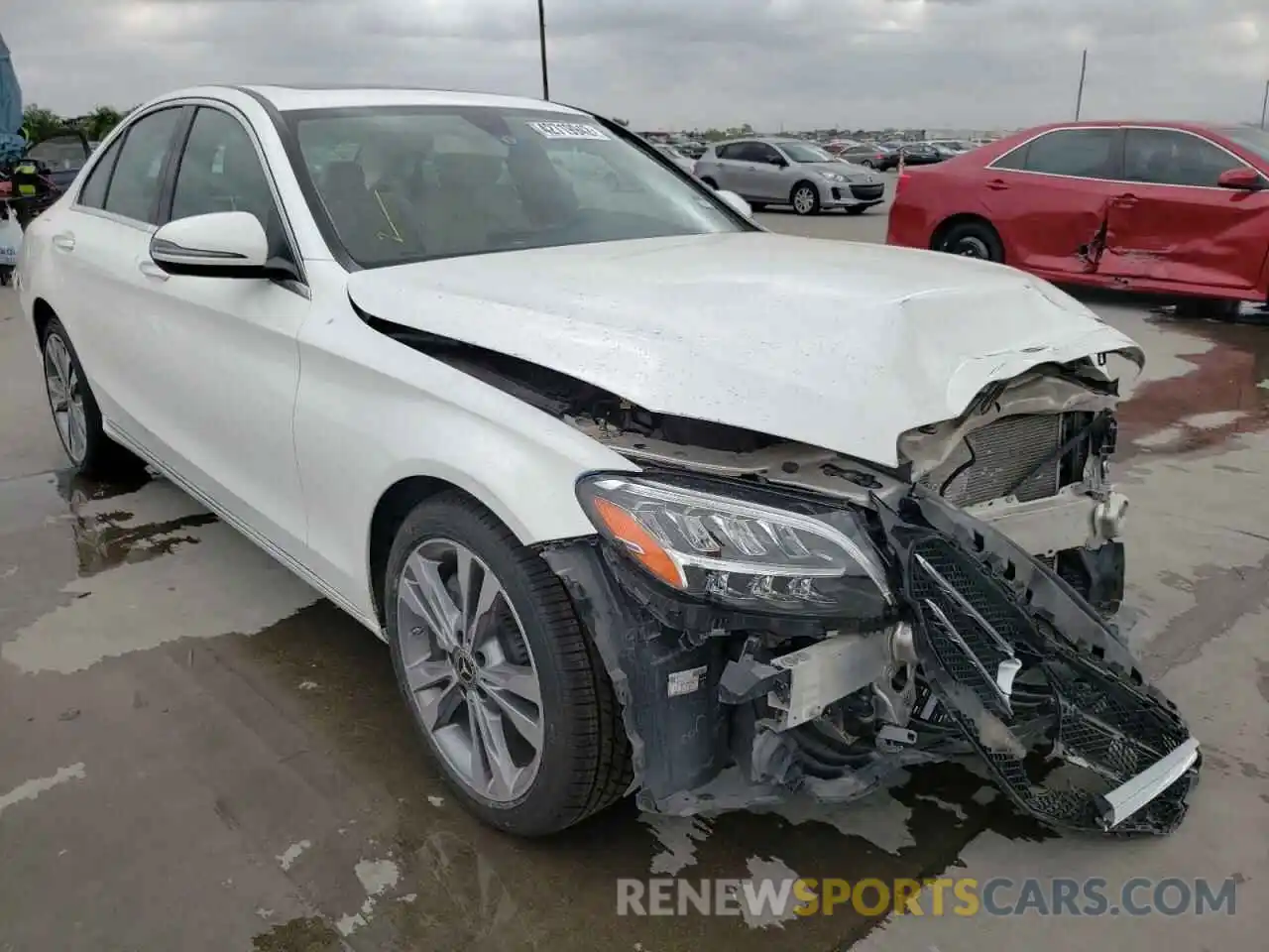 1 Photograph of a damaged car 55SWF8DB5KU321330 MERCEDES-BENZ C-CLASS 2019