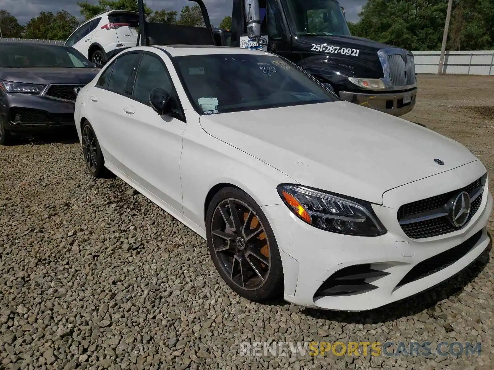 1 Photograph of a damaged car 55SWF8DB6KU285146 MERCEDES-BENZ C-CLASS 2019