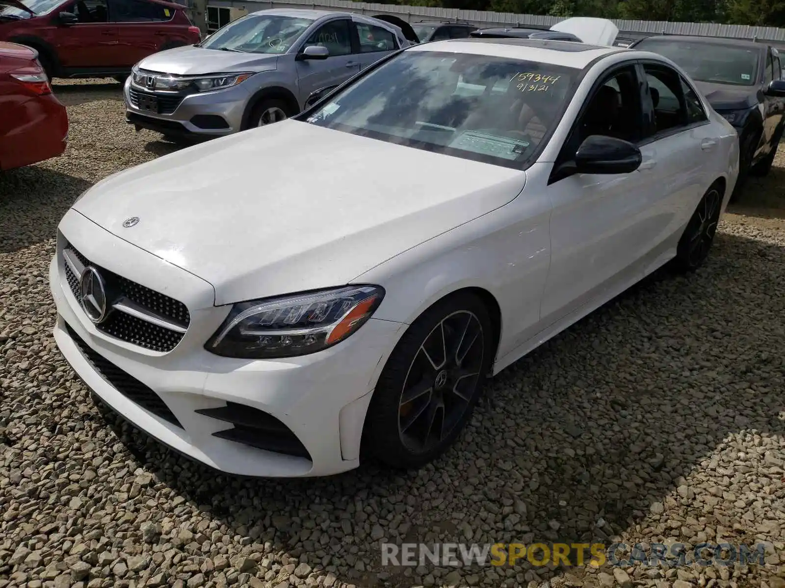 2 Photograph of a damaged car 55SWF8DB6KU285146 MERCEDES-BENZ C-CLASS 2019