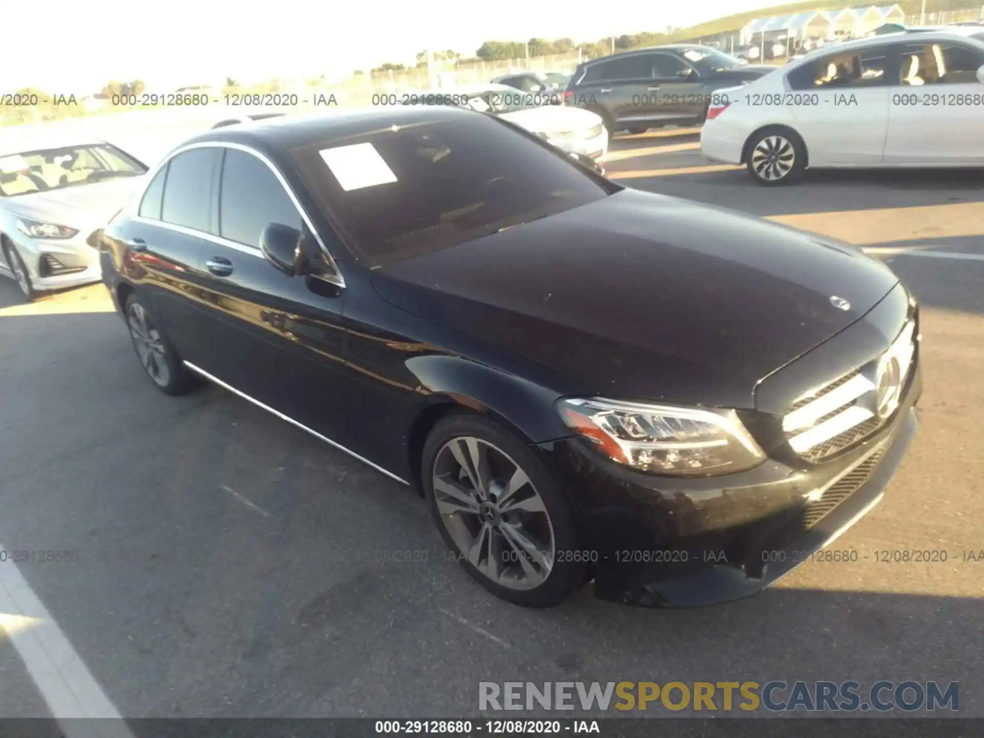 1 Photograph of a damaged car 55SWF8DB6KU288502 MERCEDES-BENZ C-CLASS 2019