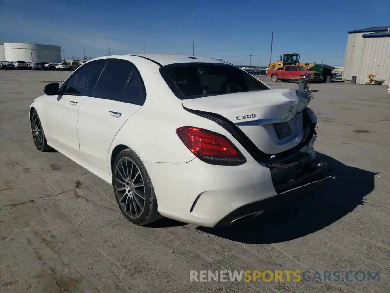 3 Фотография поврежденного автомобиля 55SWF8DB6KU289388 MERCEDES-BENZ C-CLASS 2019