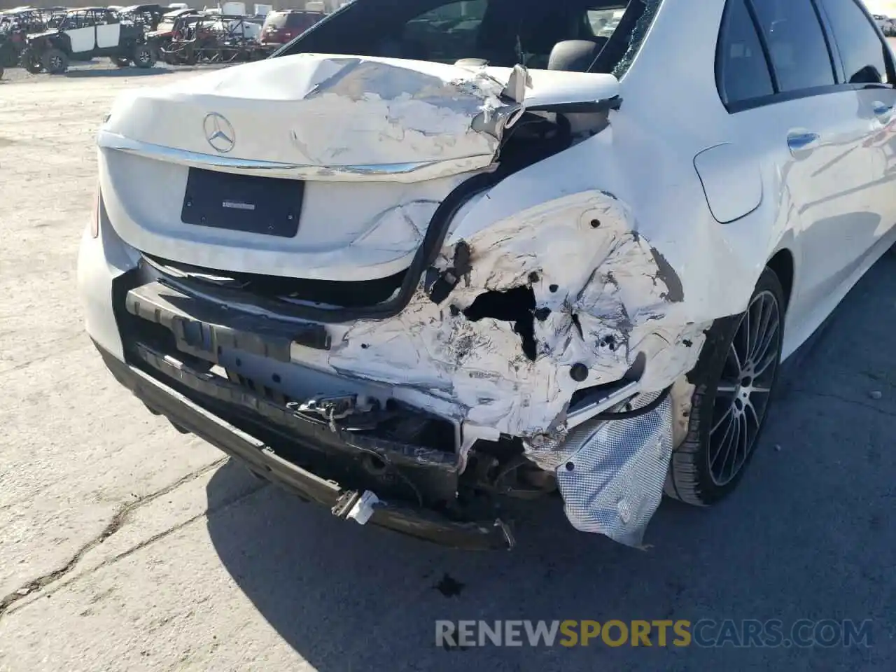 9 Photograph of a damaged car 55SWF8DB6KU289388 MERCEDES-BENZ C-CLASS 2019