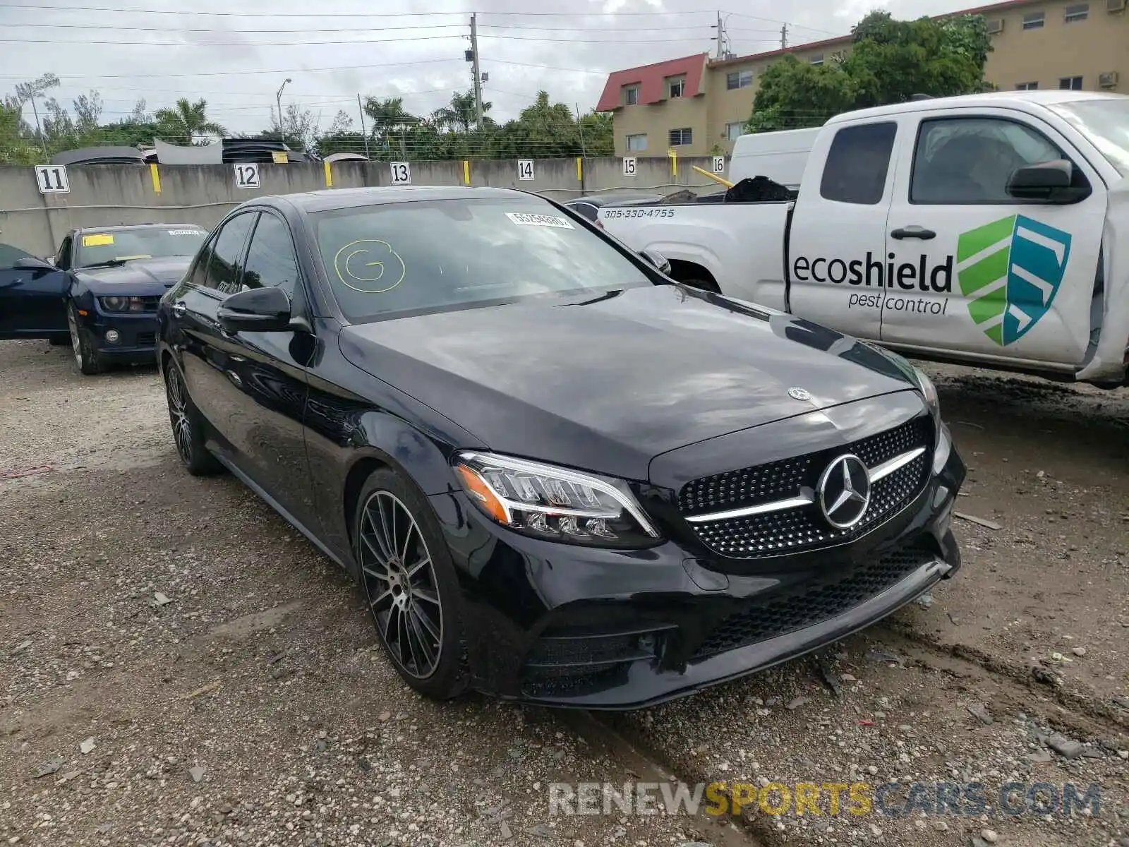 1 Photograph of a damaged car 55SWF8DB6KU294218 MERCEDES-BENZ C CLASS 2019