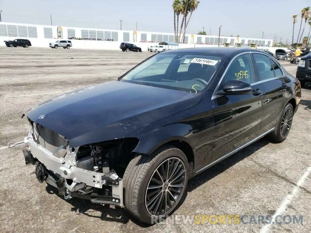 2 Photograph of a damaged car 55SWF8DB6KU295255 MERCEDES-BENZ C-CLASS 2019