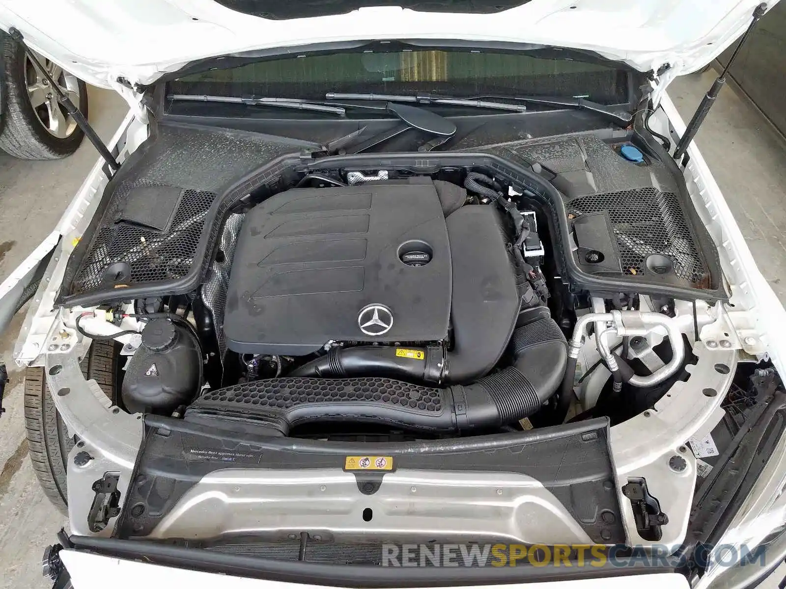 7 Photograph of a damaged car 55SWF8DB6KU295434 MERCEDES-BENZ C CLASS 2019