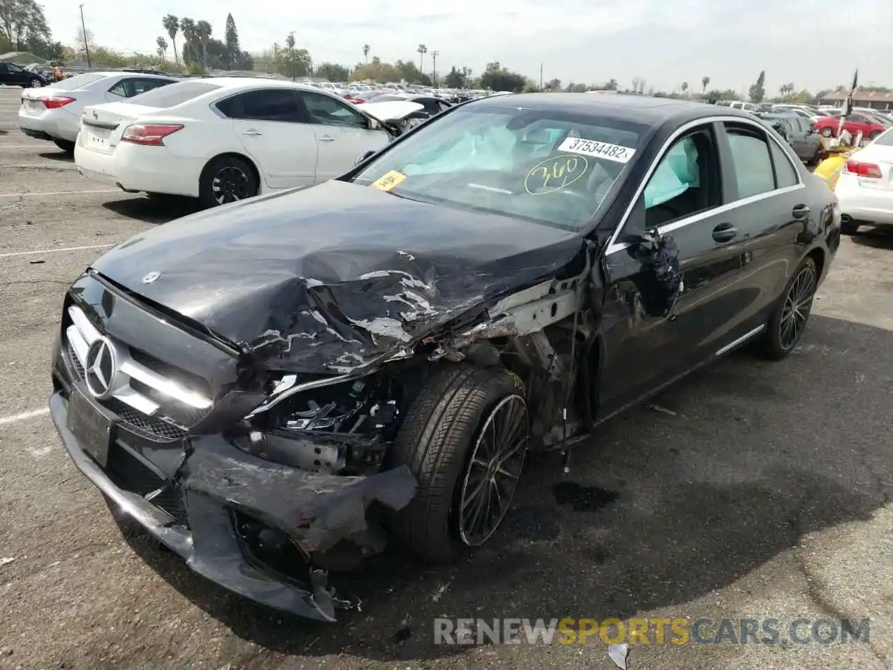 2 Photograph of a damaged car 55SWF8DB6KU295451 MERCEDES-BENZ C-CLASS 2019