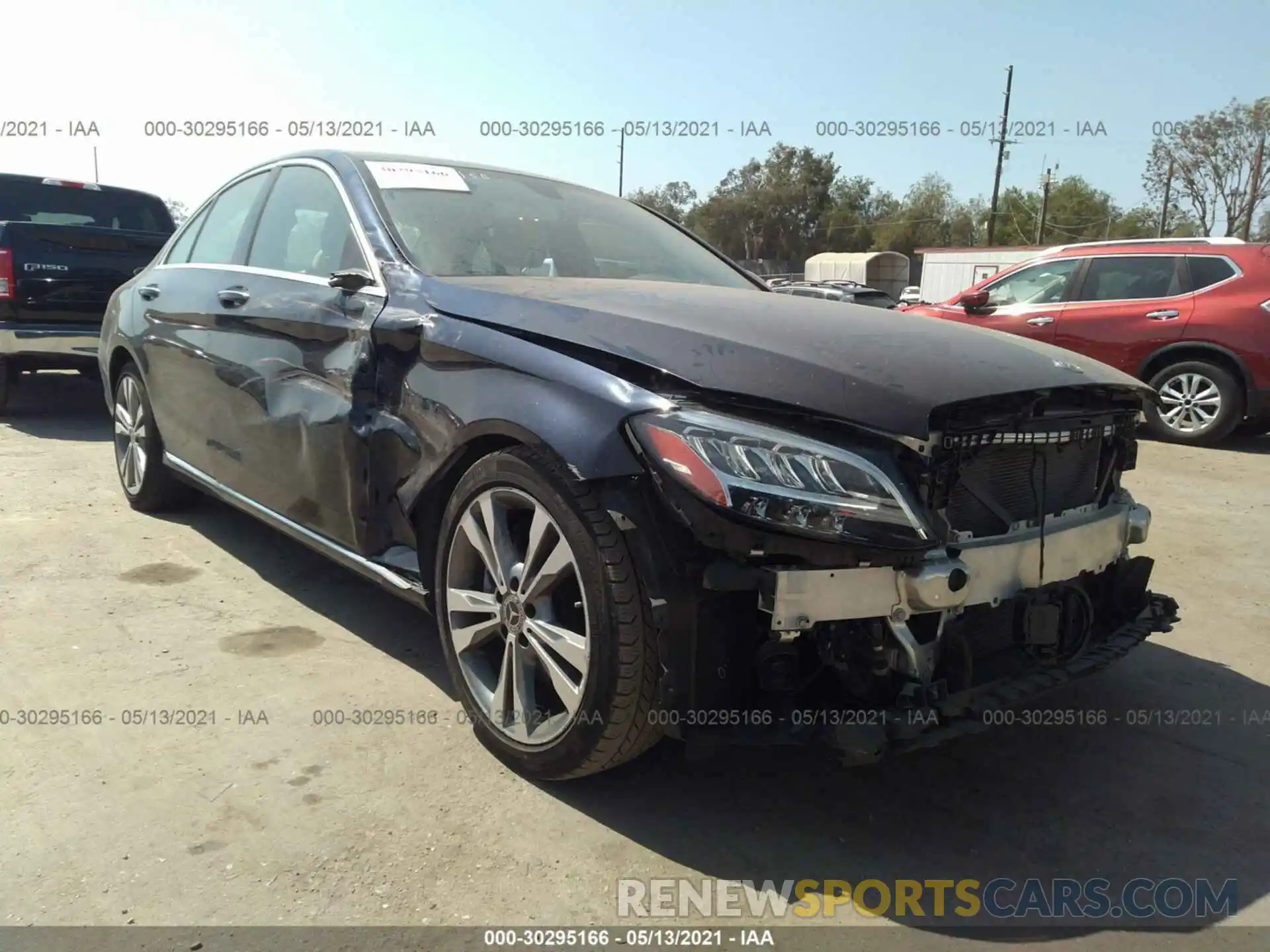 1 Photograph of a damaged car 55SWF8DB6KU297104 MERCEDES-BENZ C-CLASS 2019