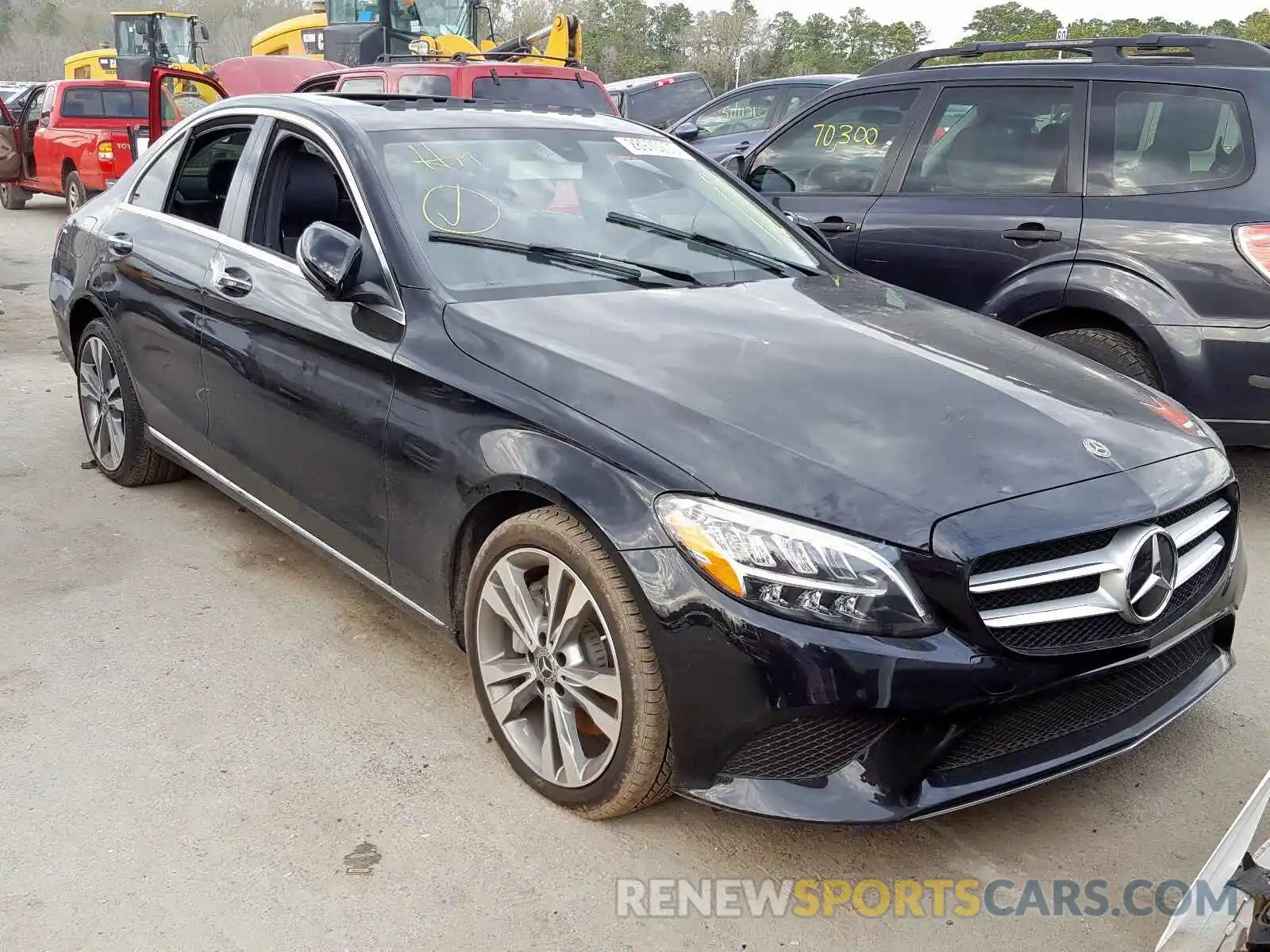 1 Photograph of a damaged car 55SWF8DB6KU297197 MERCEDES-BENZ C CLASS 2019