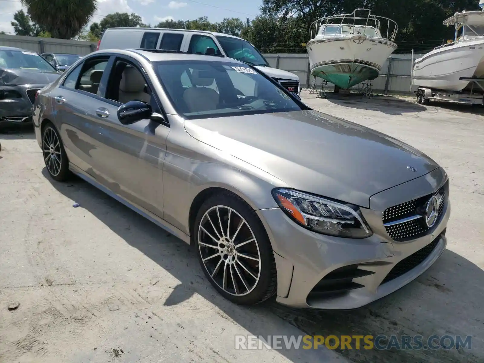 1 Photograph of a damaged car 55SWF8DB6KU298589 MERCEDES-BENZ C CLASS 2019