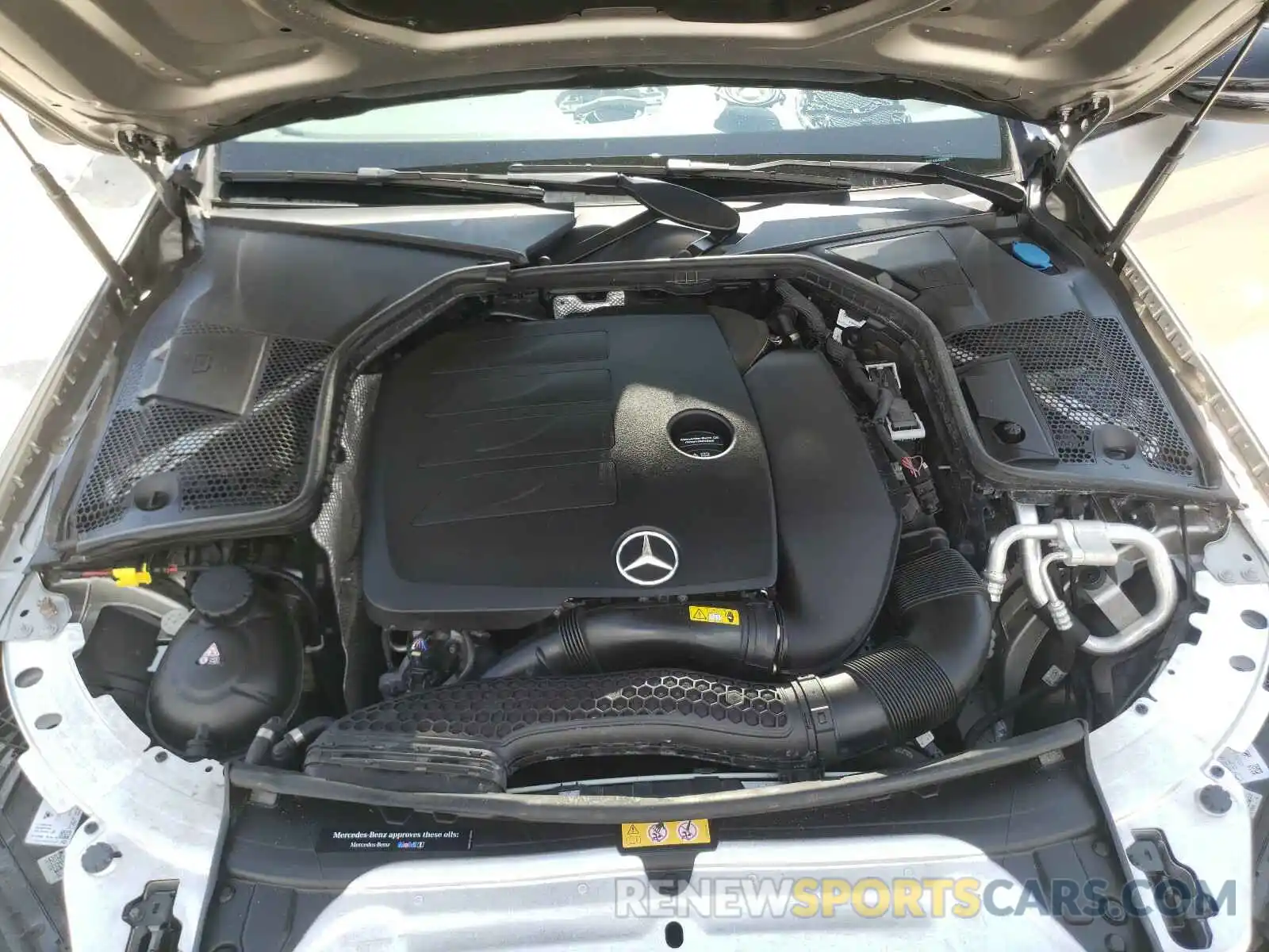 7 Photograph of a damaged car 55SWF8DB6KU298589 MERCEDES-BENZ C CLASS 2019