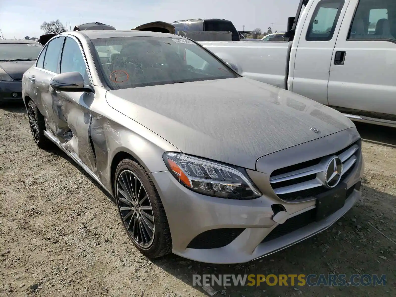 1 Photograph of a damaged car 55SWF8DB6KU301734 MERCEDES-BENZ C CLASS 2019