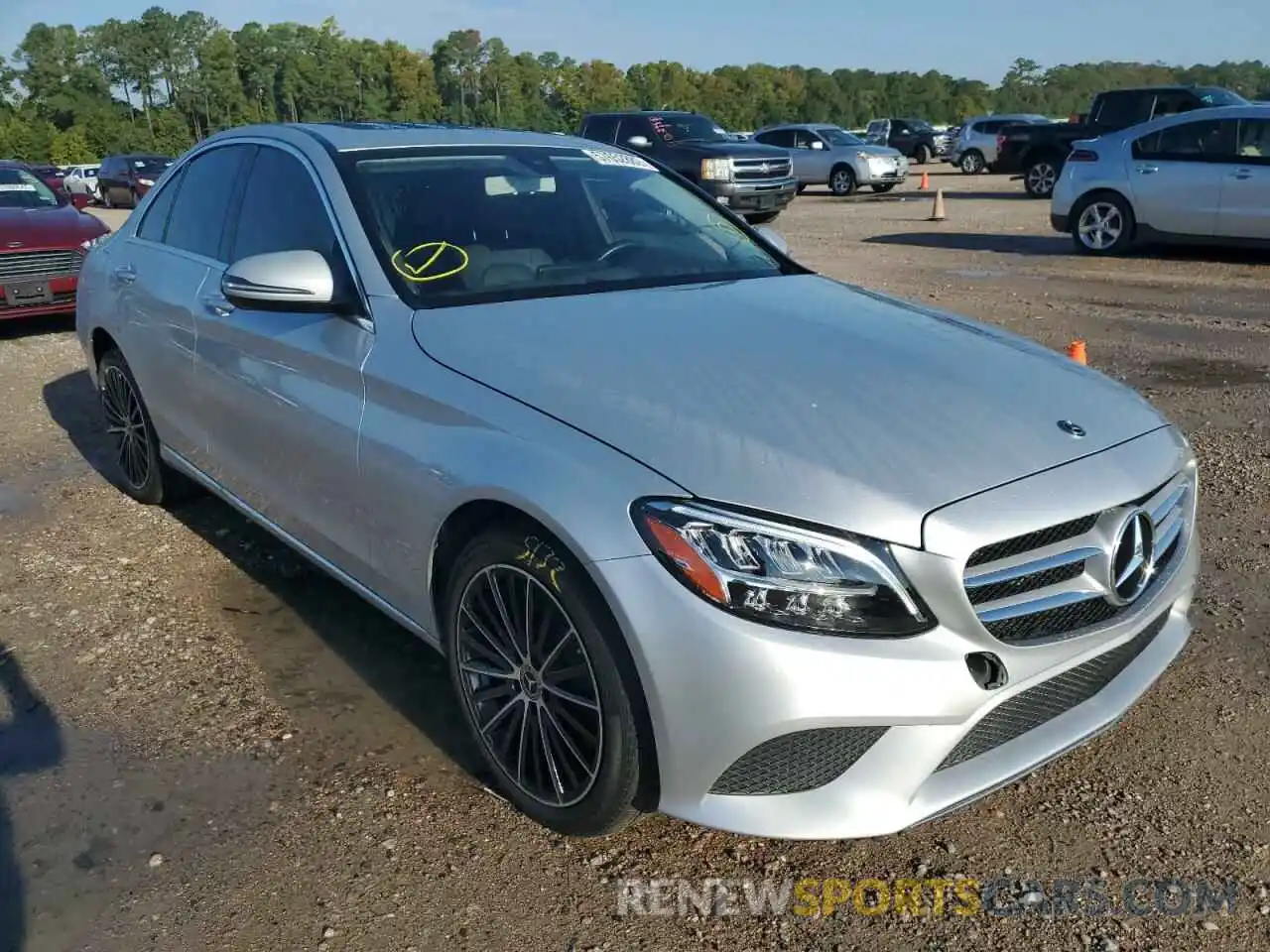 1 Photograph of a damaged car 55SWF8DB6KU302382 MERCEDES-BENZ C-CLASS 2019