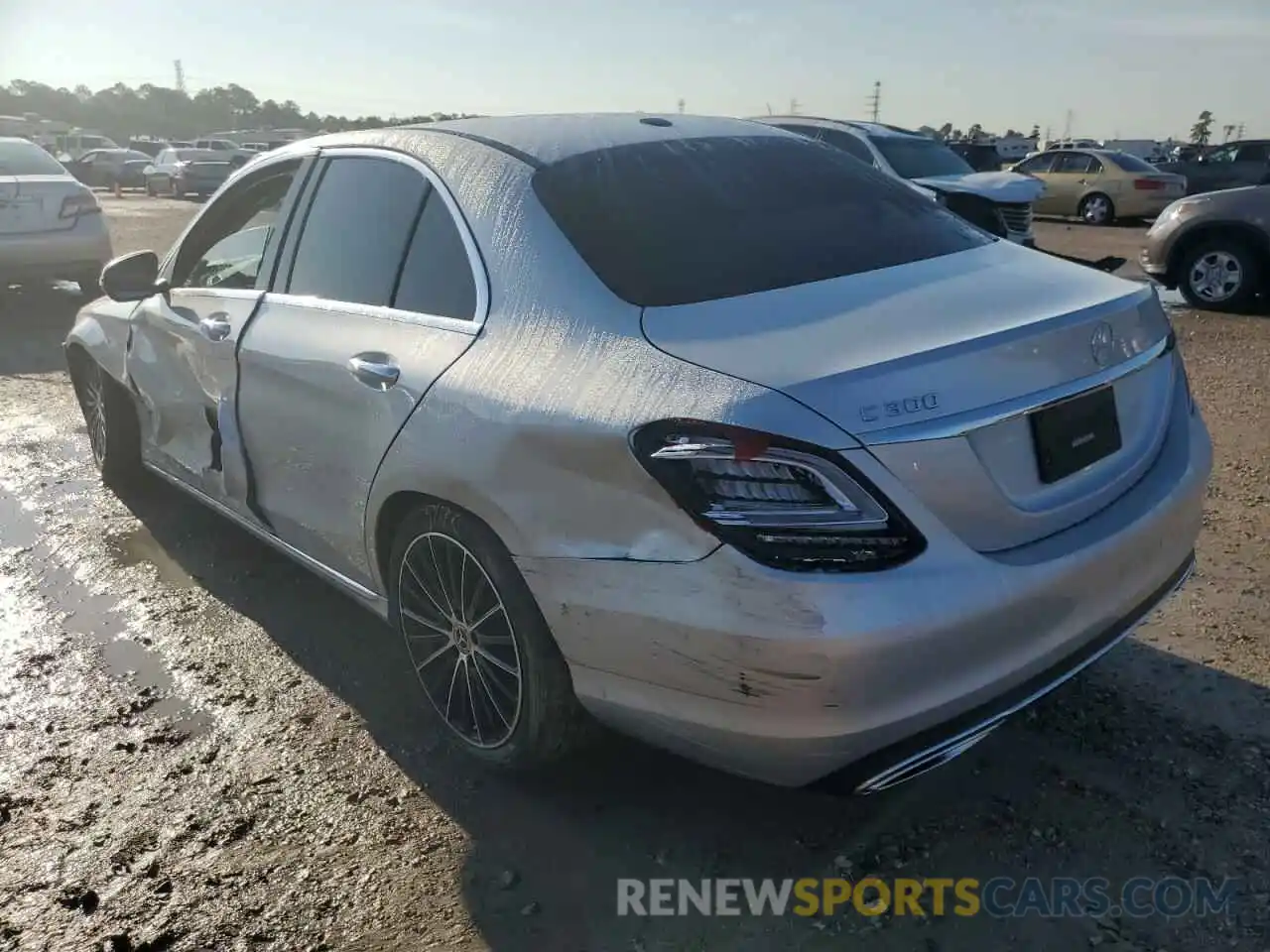 3 Photograph of a damaged car 55SWF8DB6KU302382 MERCEDES-BENZ C-CLASS 2019