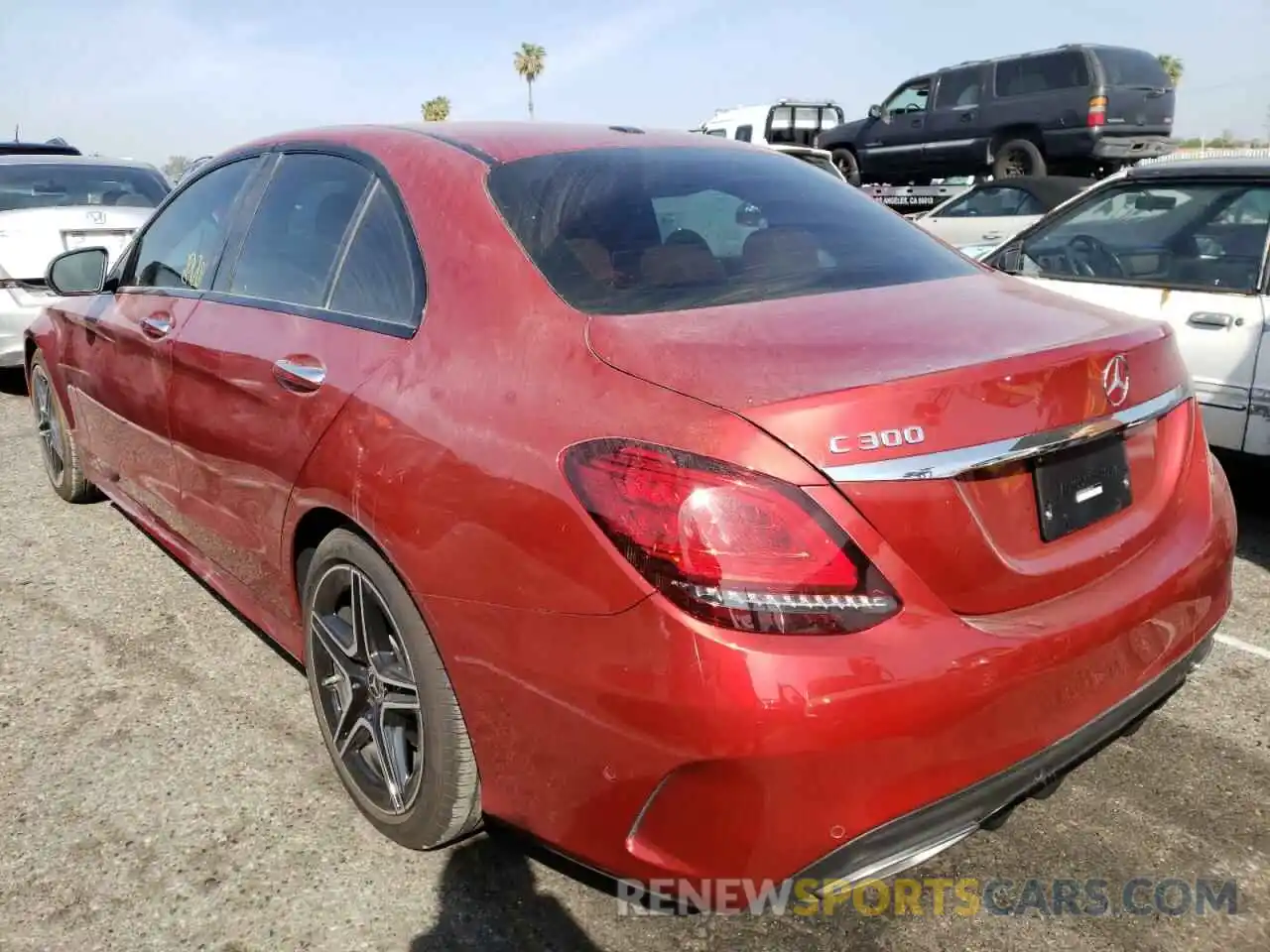 3 Photograph of a damaged car 55SWF8DB6KU304195 MERCEDES-BENZ C CLASS 2019