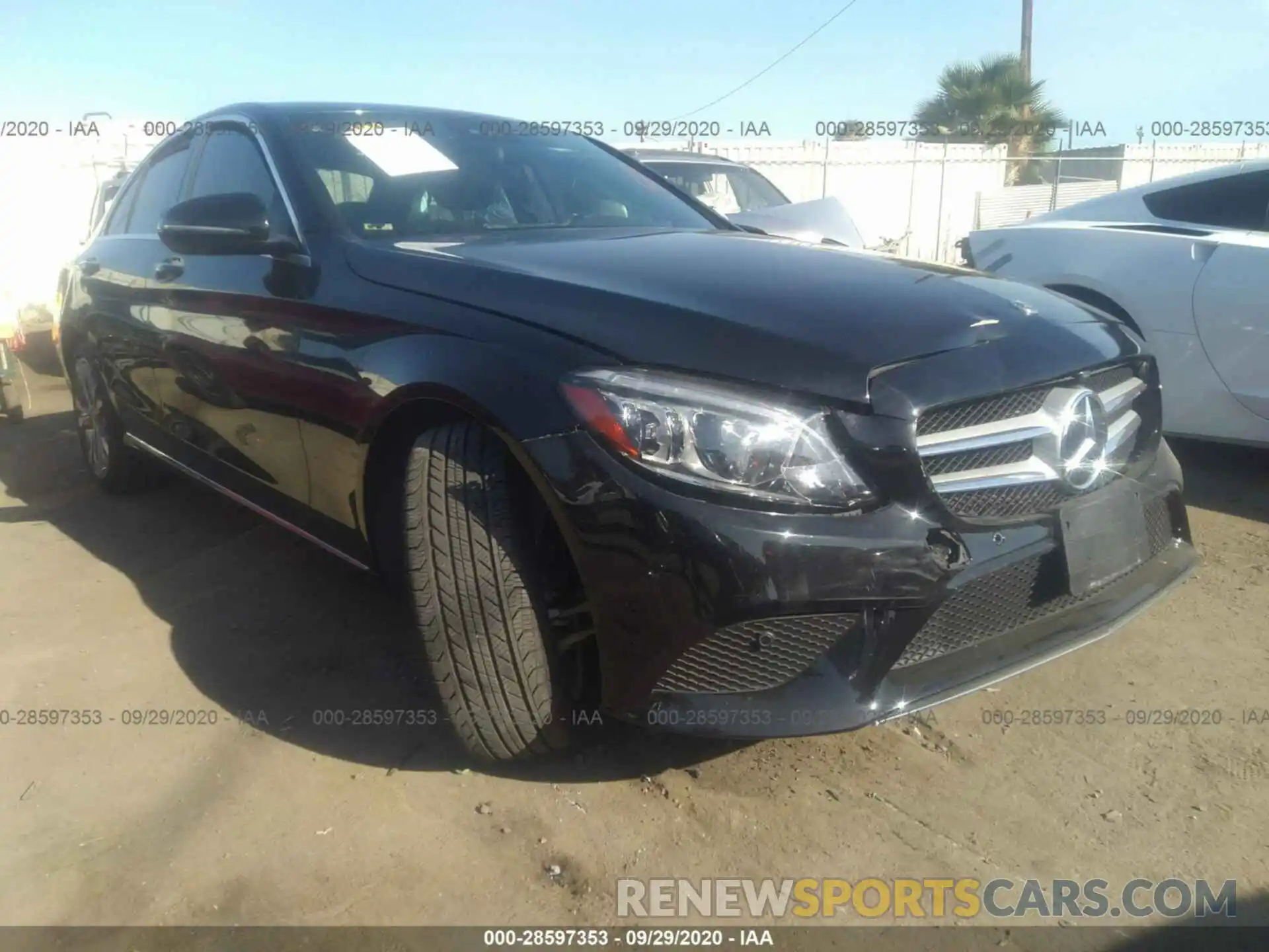 1 Photograph of a damaged car 55SWF8DB6KU306819 MERCEDES-BENZ C-CLASS 2019