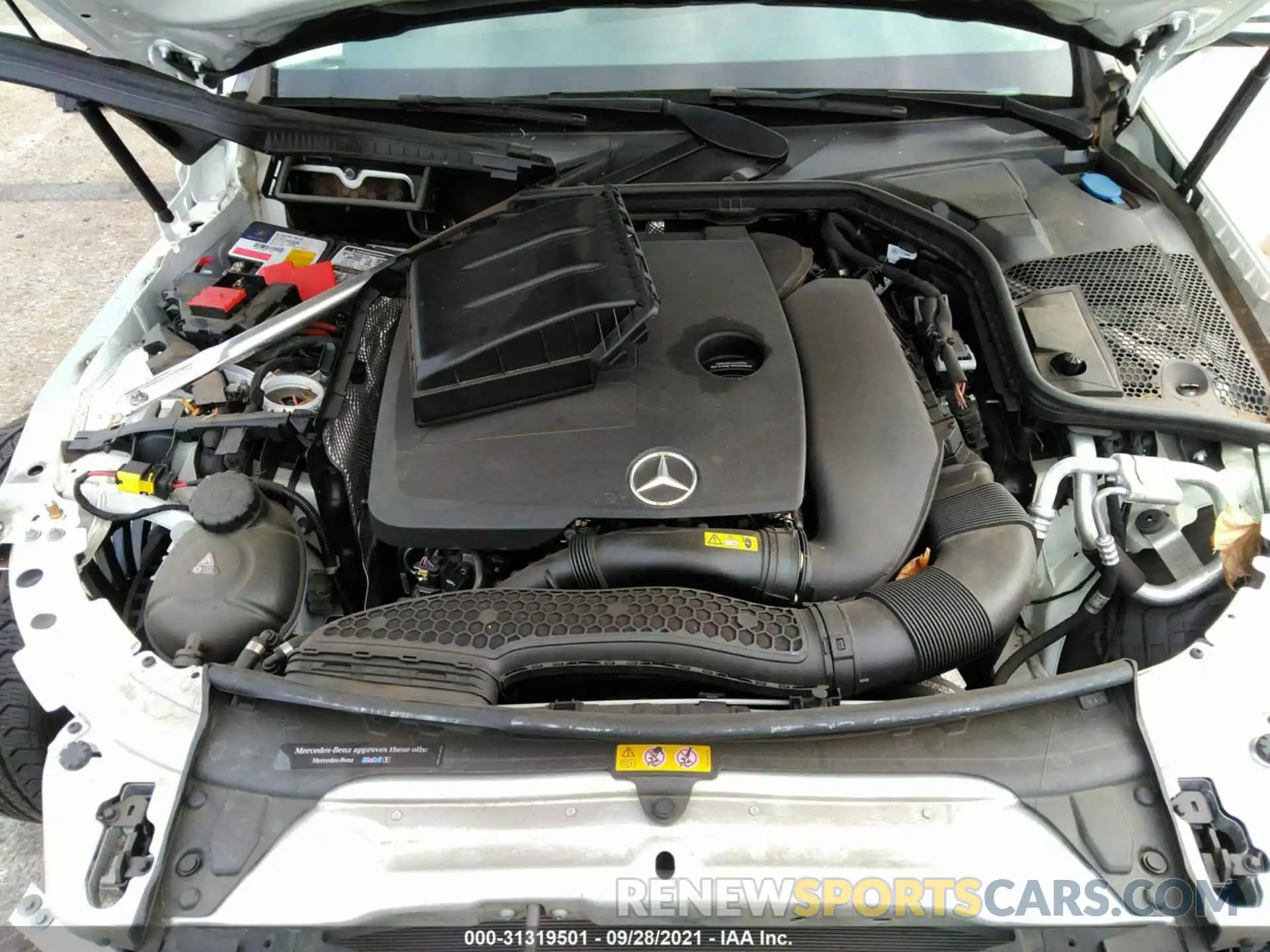 10 Photograph of a damaged car 55SWF8DB6KU308537 MERCEDES-BENZ C-CLASS 2019