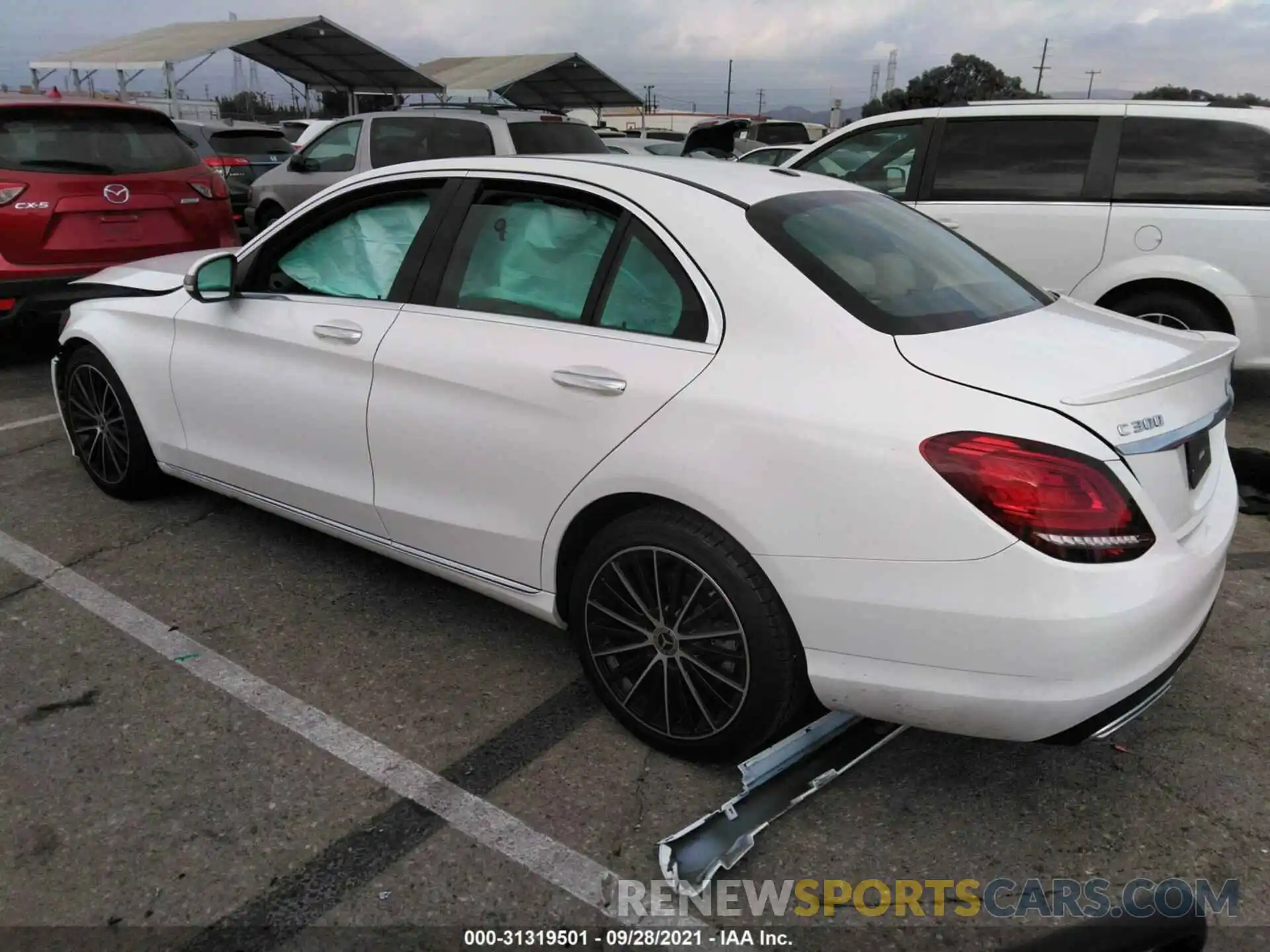 3 Photograph of a damaged car 55SWF8DB6KU308537 MERCEDES-BENZ C-CLASS 2019