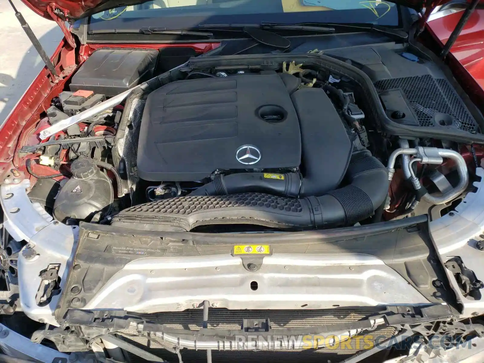 7 Photograph of a damaged car 55SWF8DB6KU312376 MERCEDES-BENZ C CLASS 2019