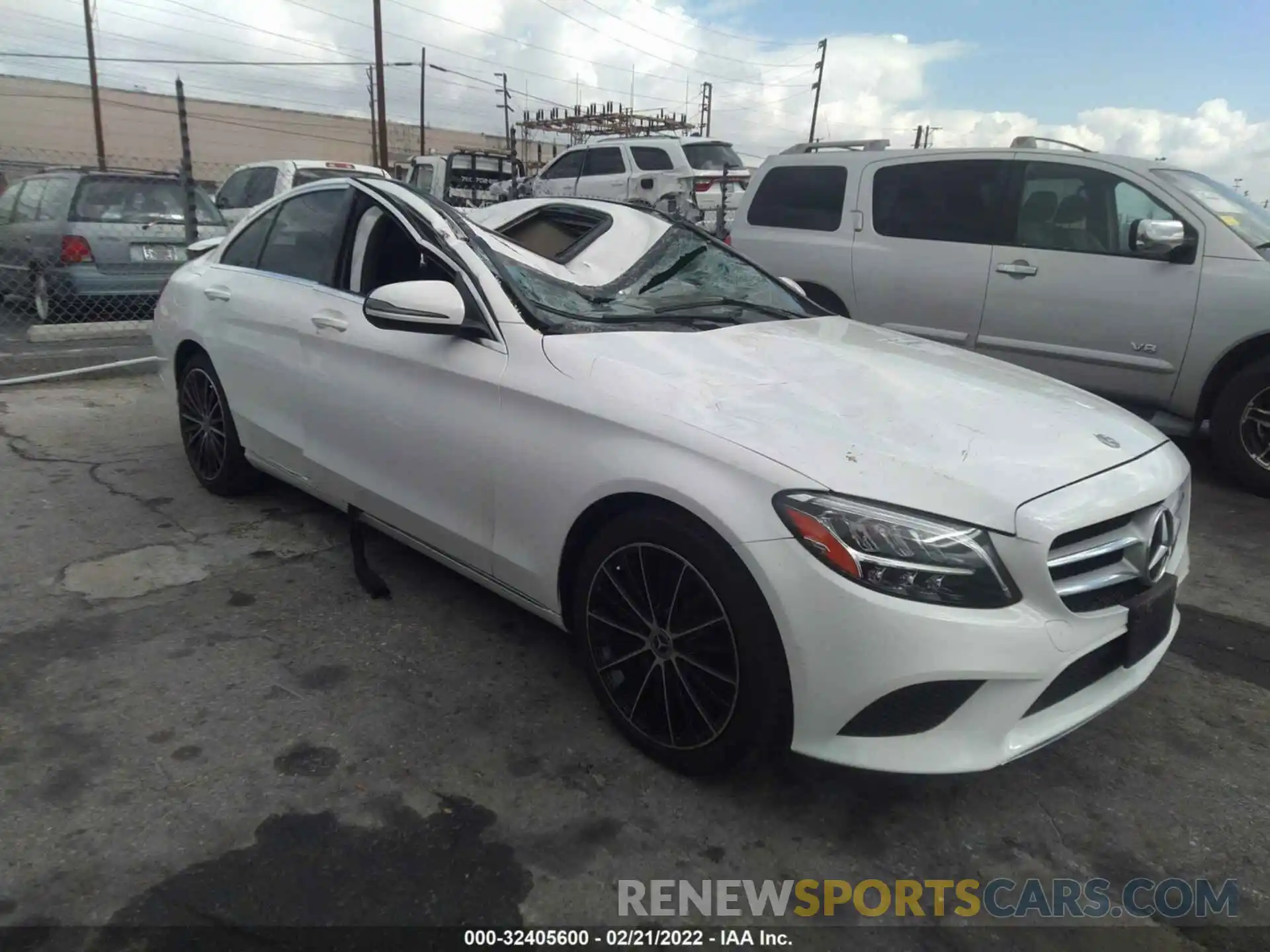 1 Photograph of a damaged car 55SWF8DB6KU314435 MERCEDES-BENZ C-CLASS 2019