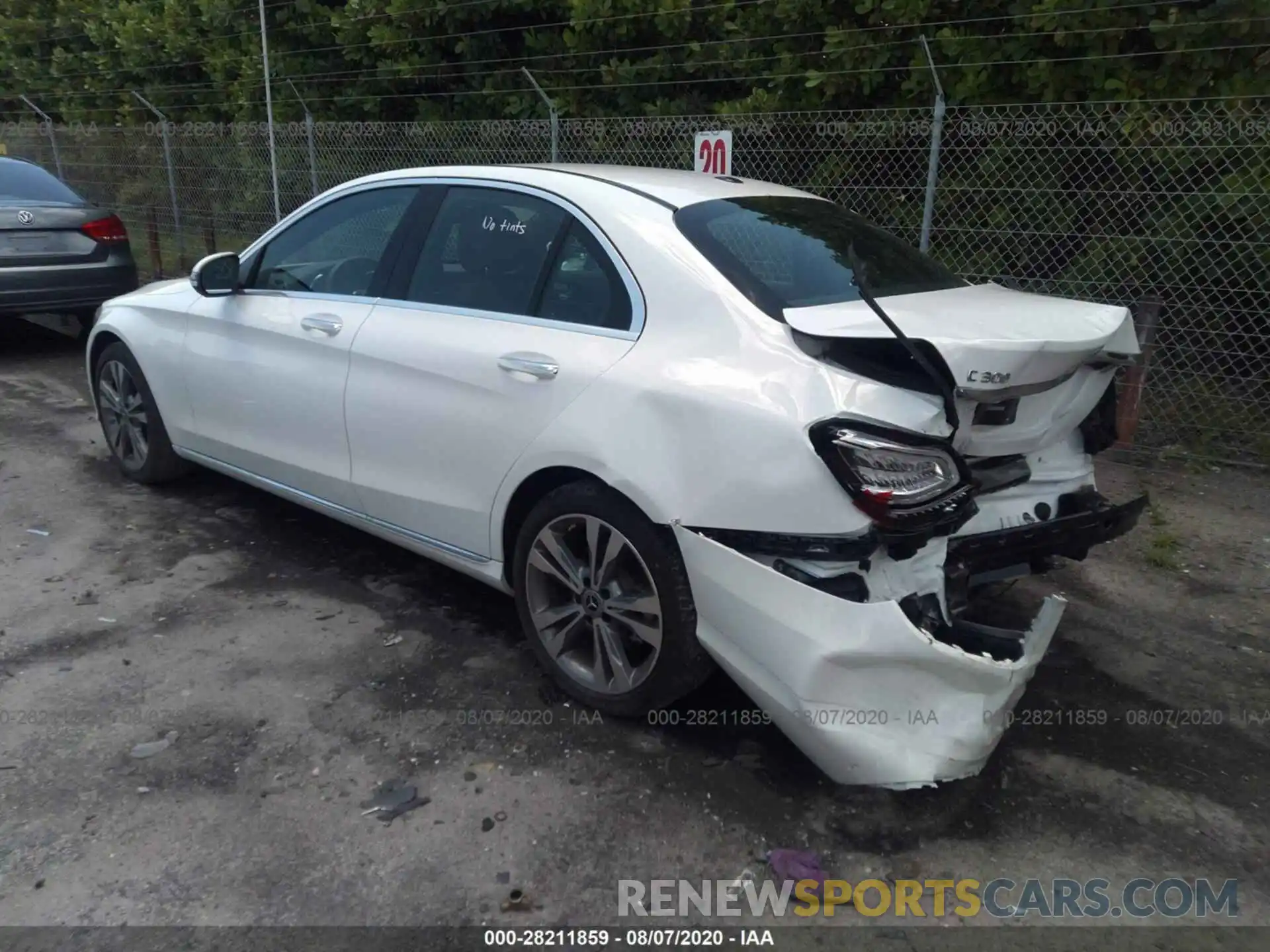 3 Photograph of a damaged car 55SWF8DB6KU317674 MERCEDES-BENZ C-CLASS 2019