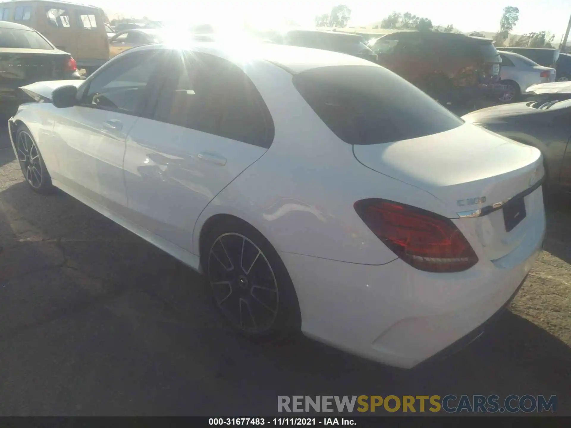 3 Photograph of a damaged car 55SWF8DB6KU321322 MERCEDES-BENZ C-CLASS 2019