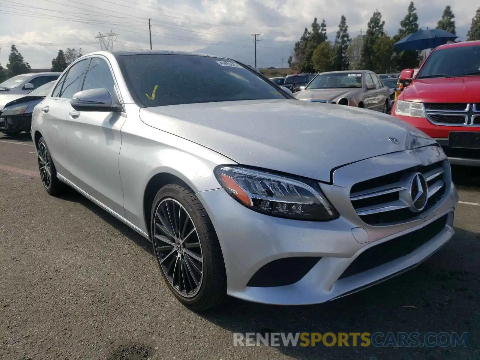 1 Photograph of a damaged car 55SWF8DB6KU321773 MERCEDES-BENZ C CLASS 2019