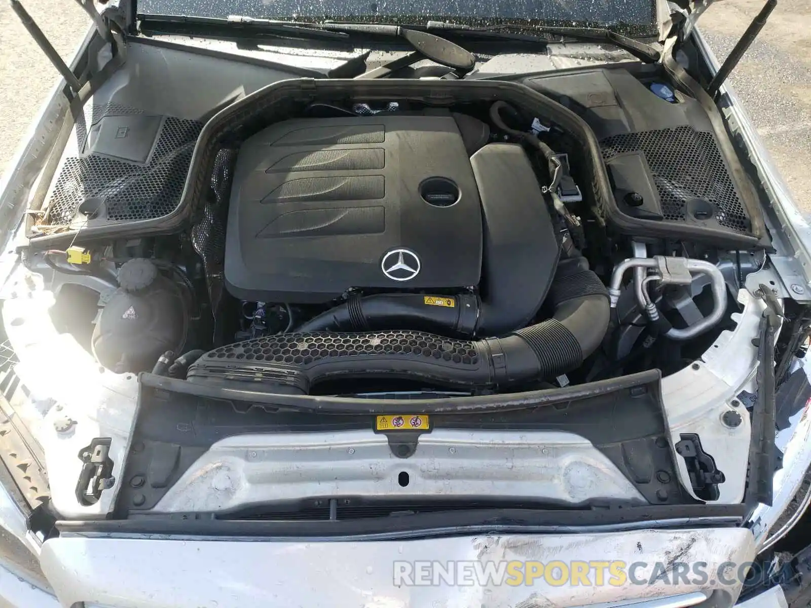 7 Photograph of a damaged car 55SWF8DB6KU321773 MERCEDES-BENZ C CLASS 2019