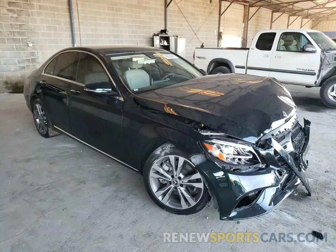 1 Photograph of a damaged car 55SWF8DB6KU321868 MERCEDES-BENZ C-CLASS 2019