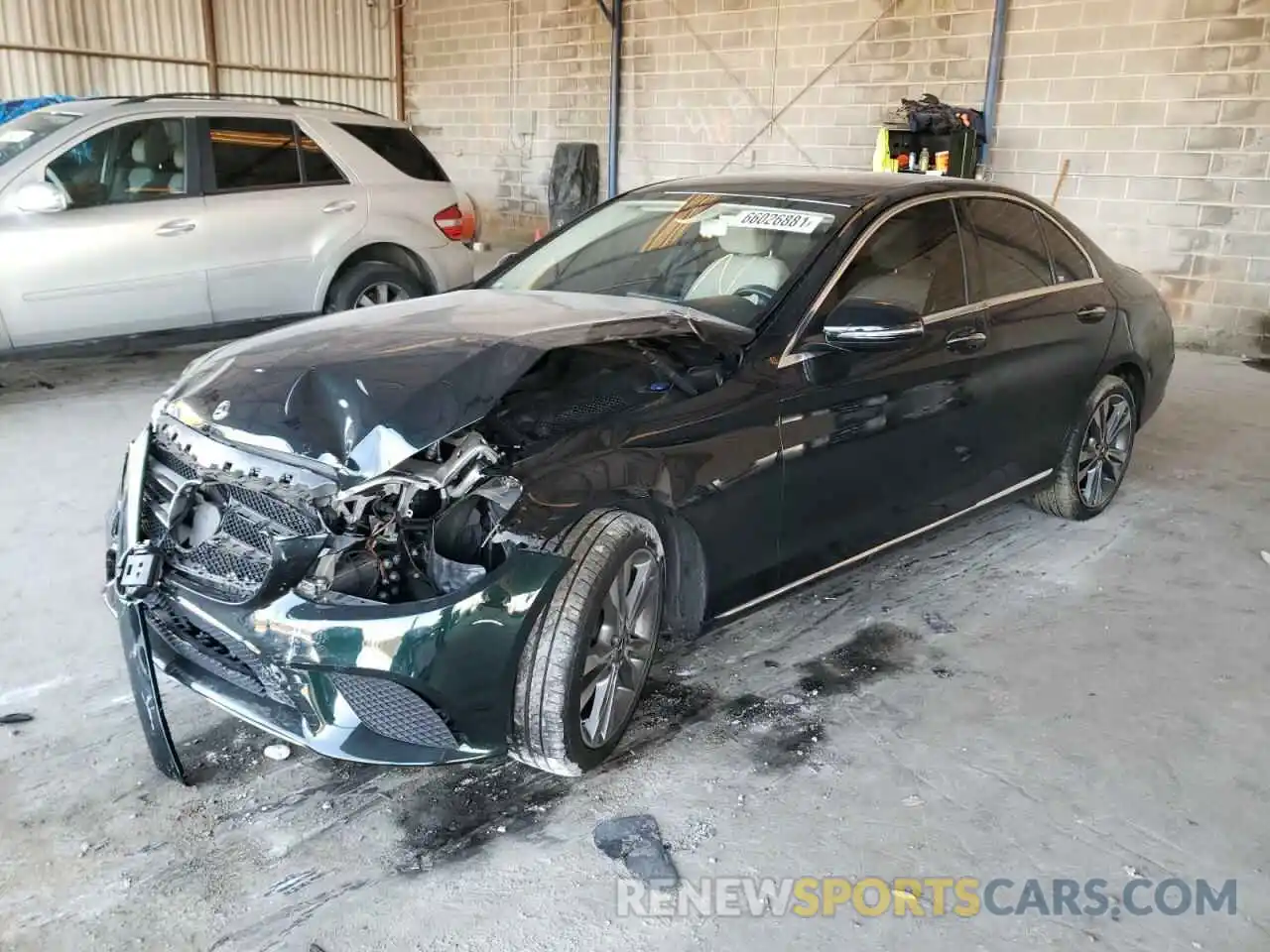 2 Photograph of a damaged car 55SWF8DB6KU321868 MERCEDES-BENZ C-CLASS 2019