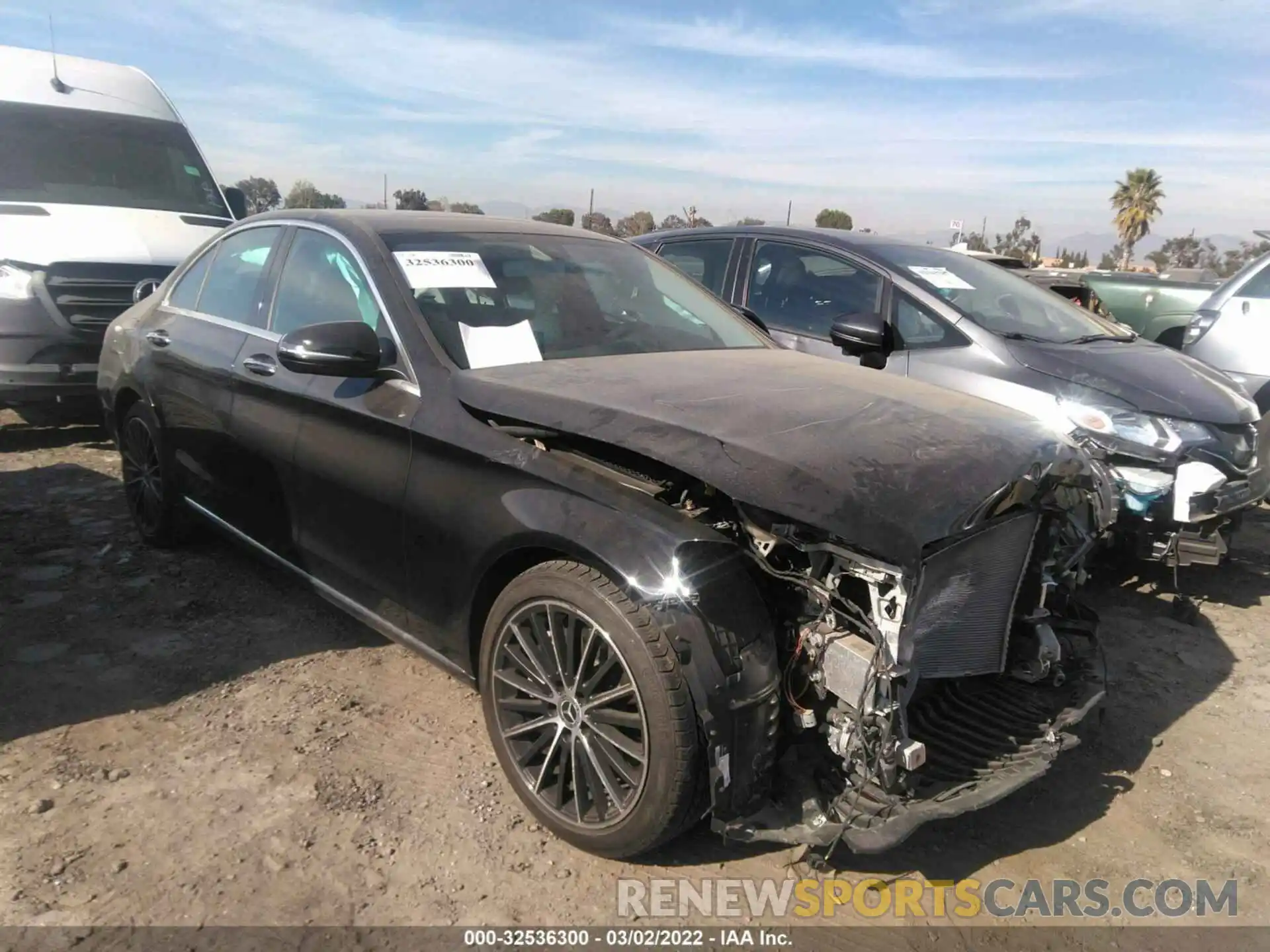 1 Photograph of a damaged car 55SWF8DB6KU322745 MERCEDES-BENZ C-CLASS 2019