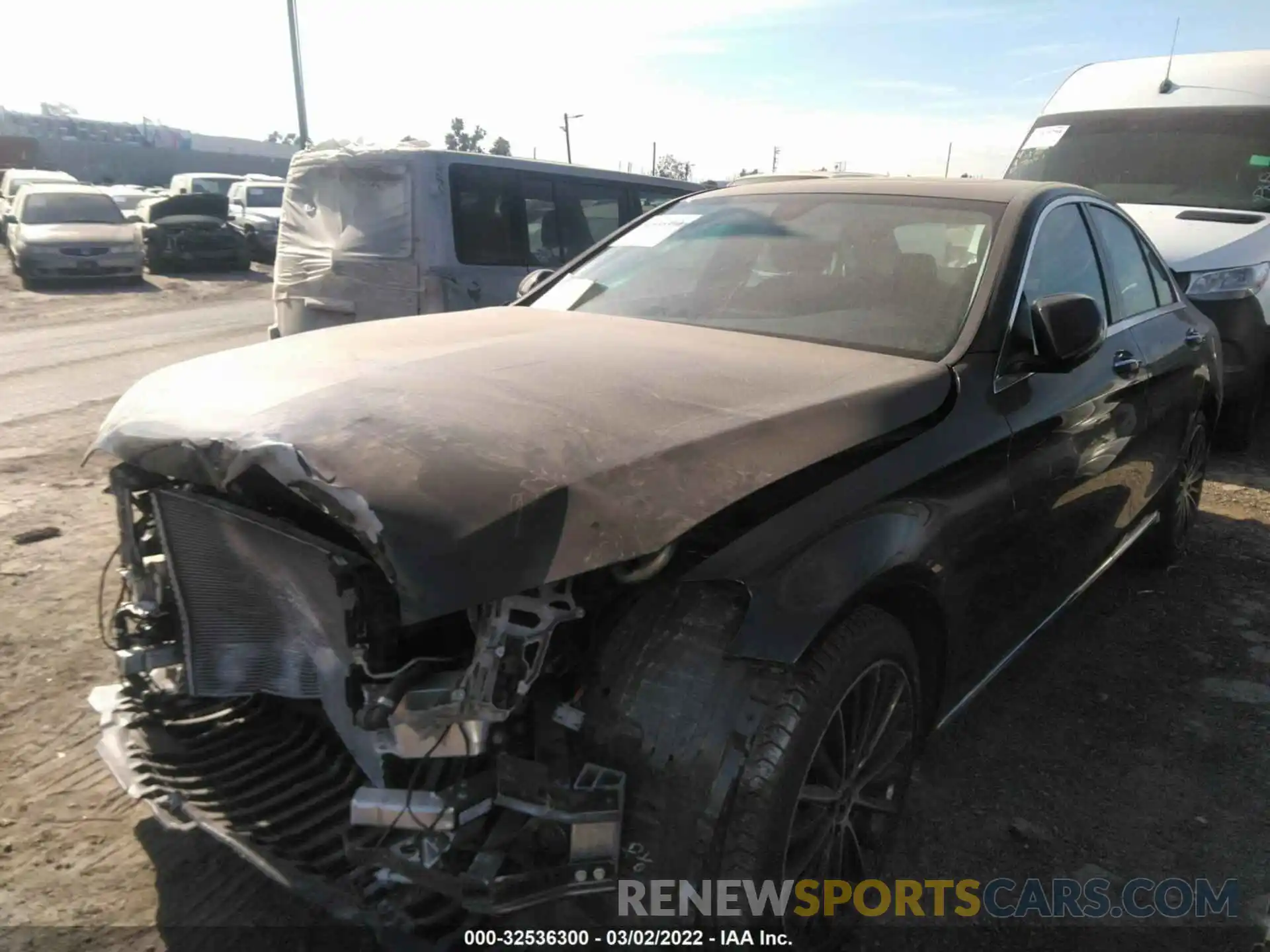 2 Photograph of a damaged car 55SWF8DB6KU322745 MERCEDES-BENZ C-CLASS 2019