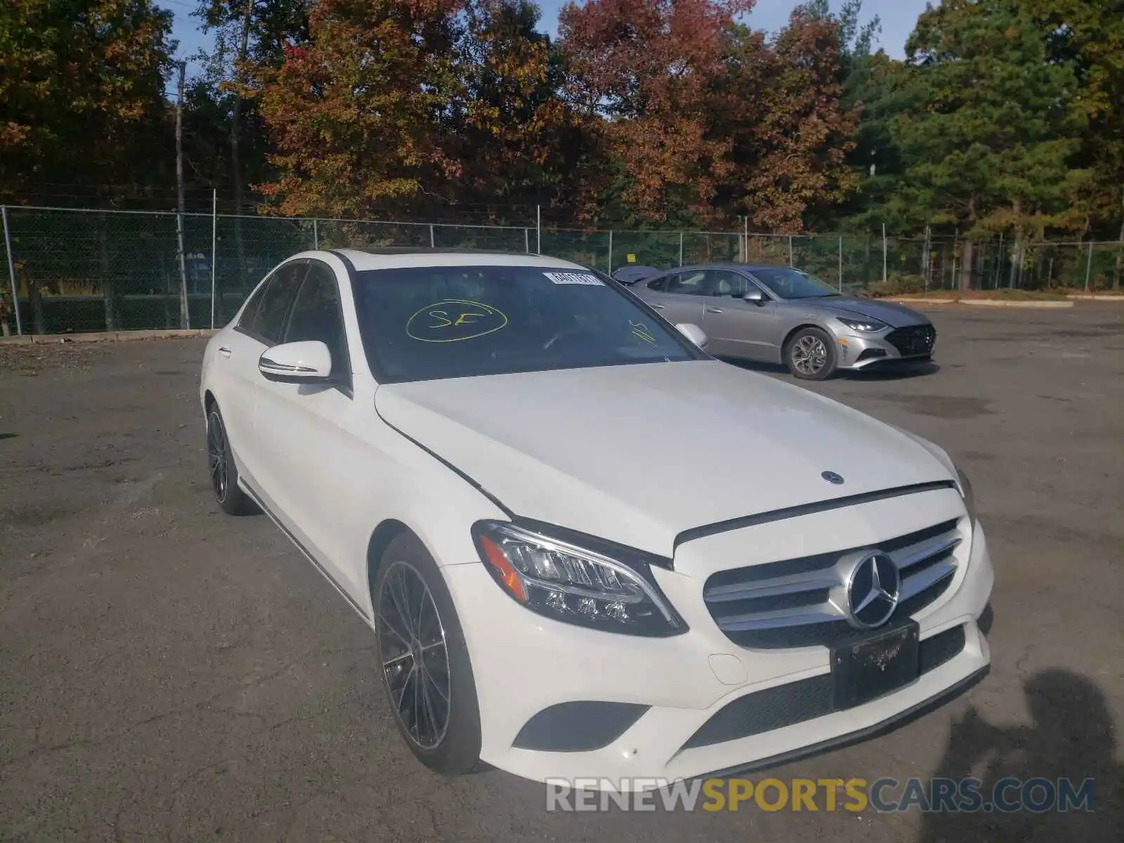 1 Photograph of a damaged car 55SWF8DB7KU284541 MERCEDES-BENZ C-CLASS 2019