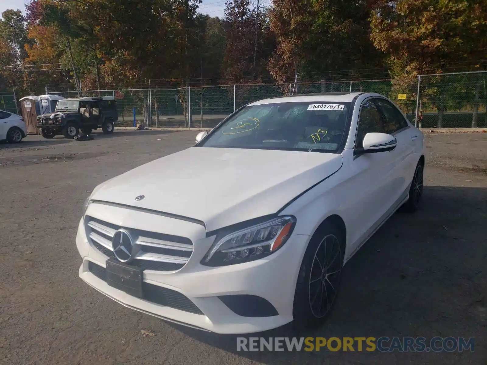 2 Photograph of a damaged car 55SWF8DB7KU284541 MERCEDES-BENZ C-CLASS 2019