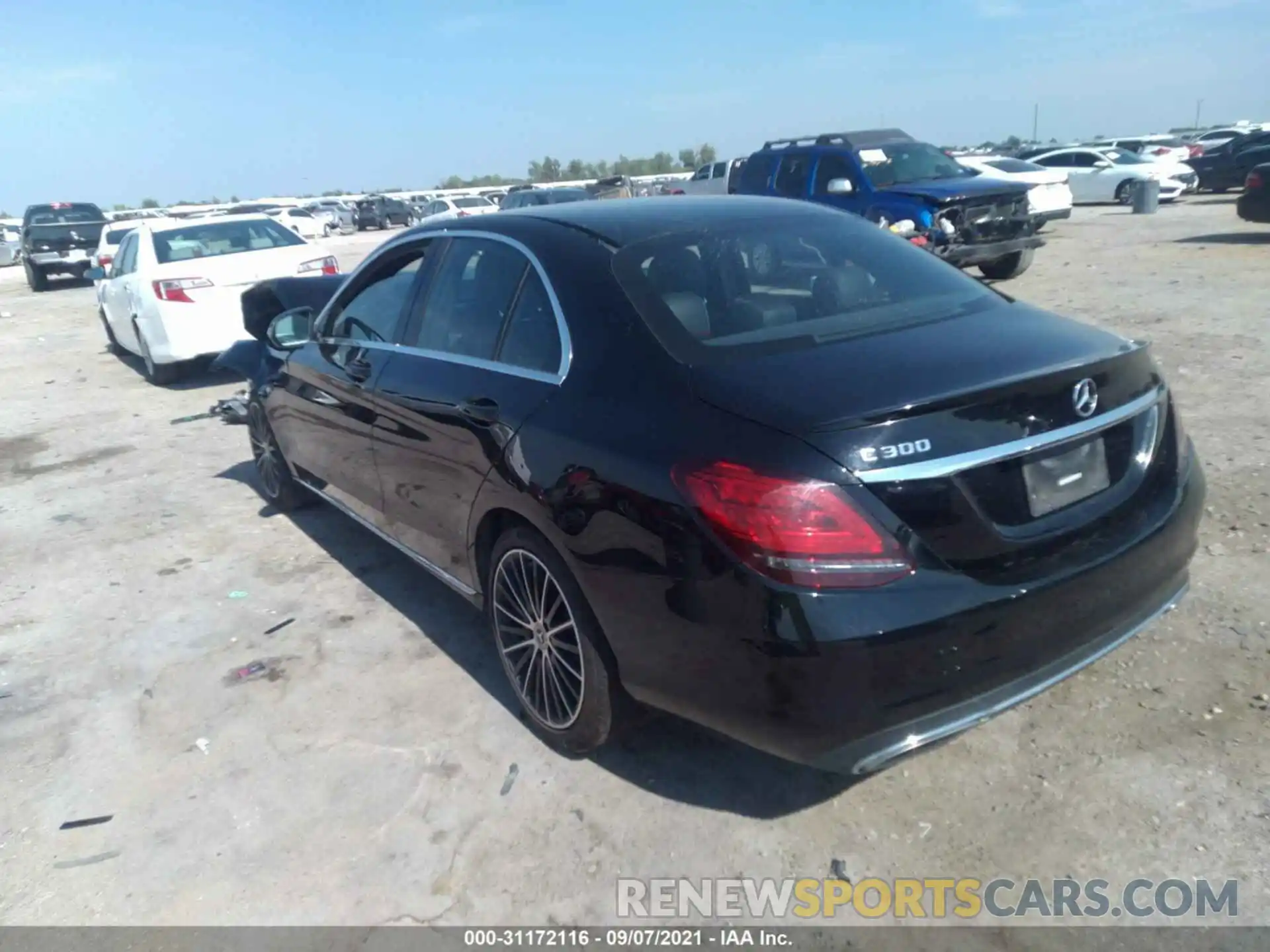 3 Photograph of a damaged car 55SWF8DB7KU284832 MERCEDES-BENZ C-CLASS 2019