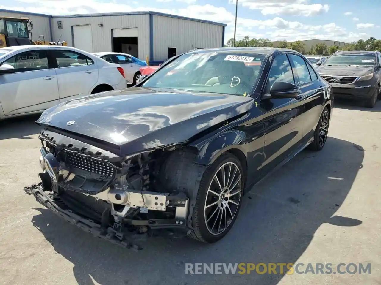 2 Photograph of a damaged car 55SWF8DB7KU292610 MERCEDES-BENZ C-CLASS 2019