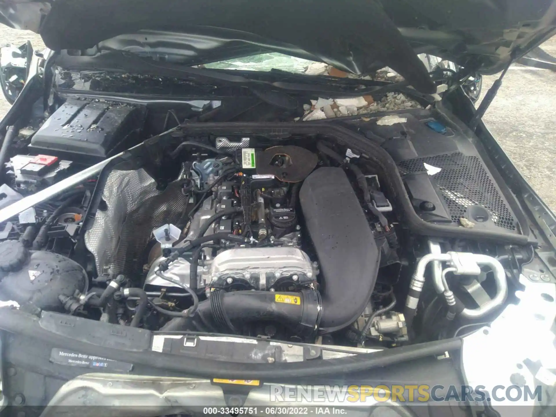 10 Photograph of a damaged car 55SWF8DB7KU293773 MERCEDES-BENZ C-CLASS 2019