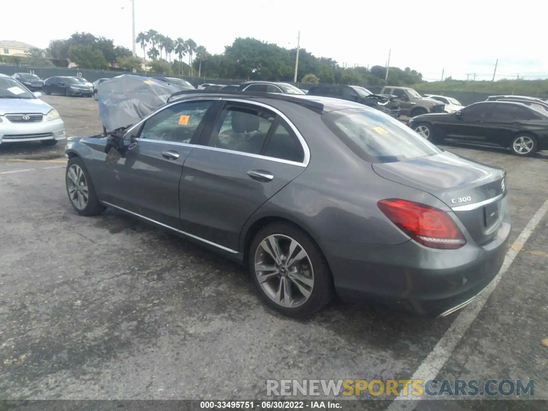 3 Photograph of a damaged car 55SWF8DB7KU293773 MERCEDES-BENZ C-CLASS 2019