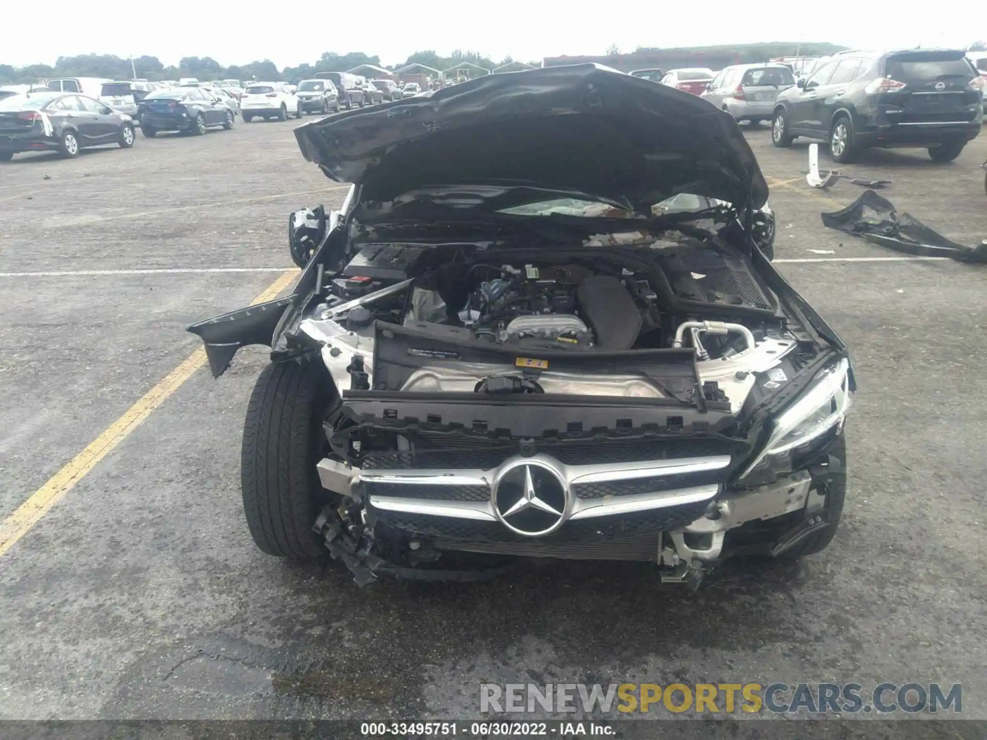 6 Photograph of a damaged car 55SWF8DB7KU293773 MERCEDES-BENZ C-CLASS 2019