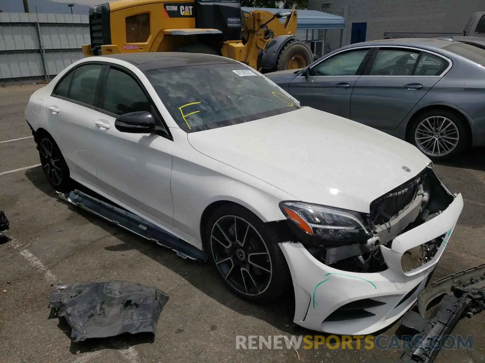 1 Photograph of a damaged car 55SWF8DB7KU294101 MERCEDES-BENZ C-CLASS 2019