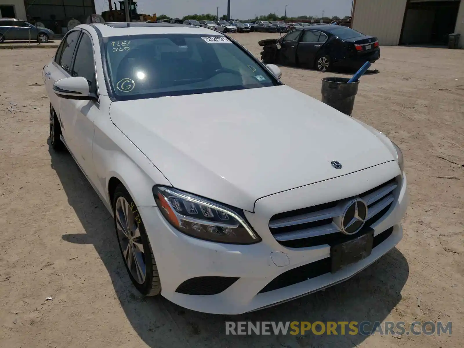 1 Photograph of a damaged car 55SWF8DB7KU294275 MERCEDES-BENZ C-CLASS 2019